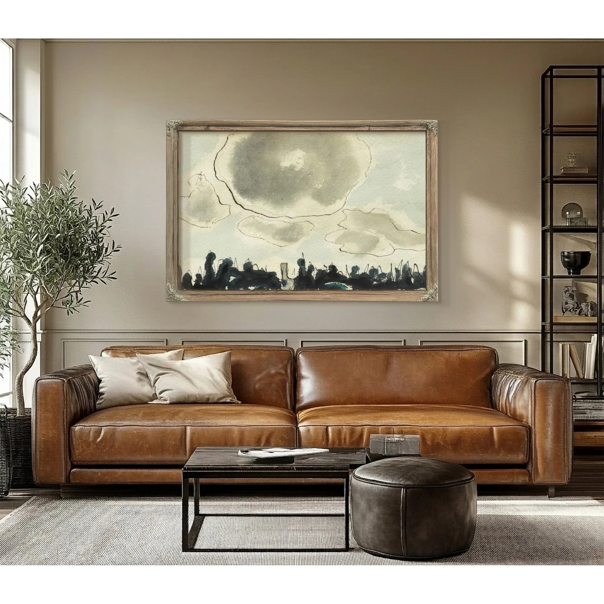 West From Bank By Arthur Dove Fine Art Print