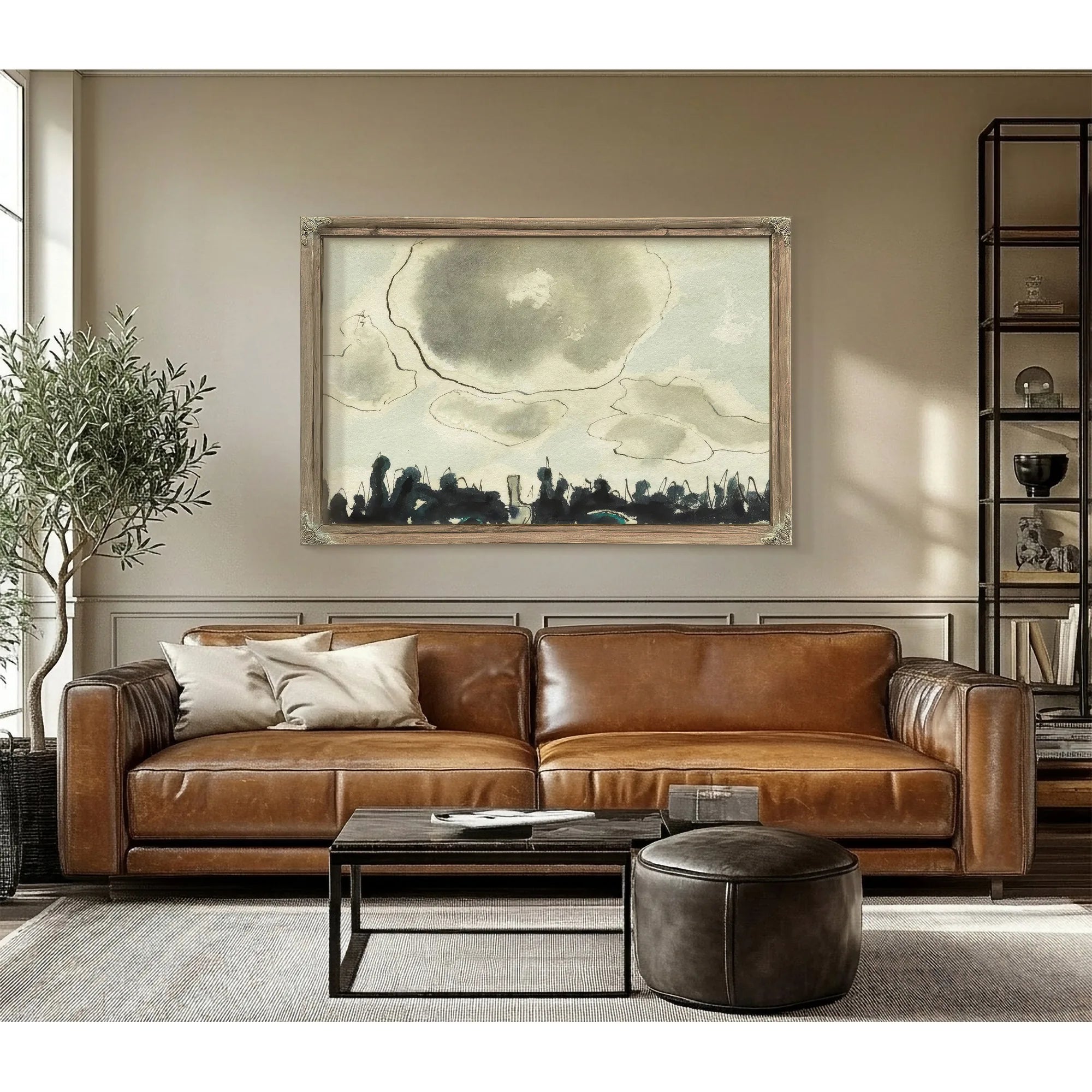 West From Bank By Arthur Dove Fine Art Print