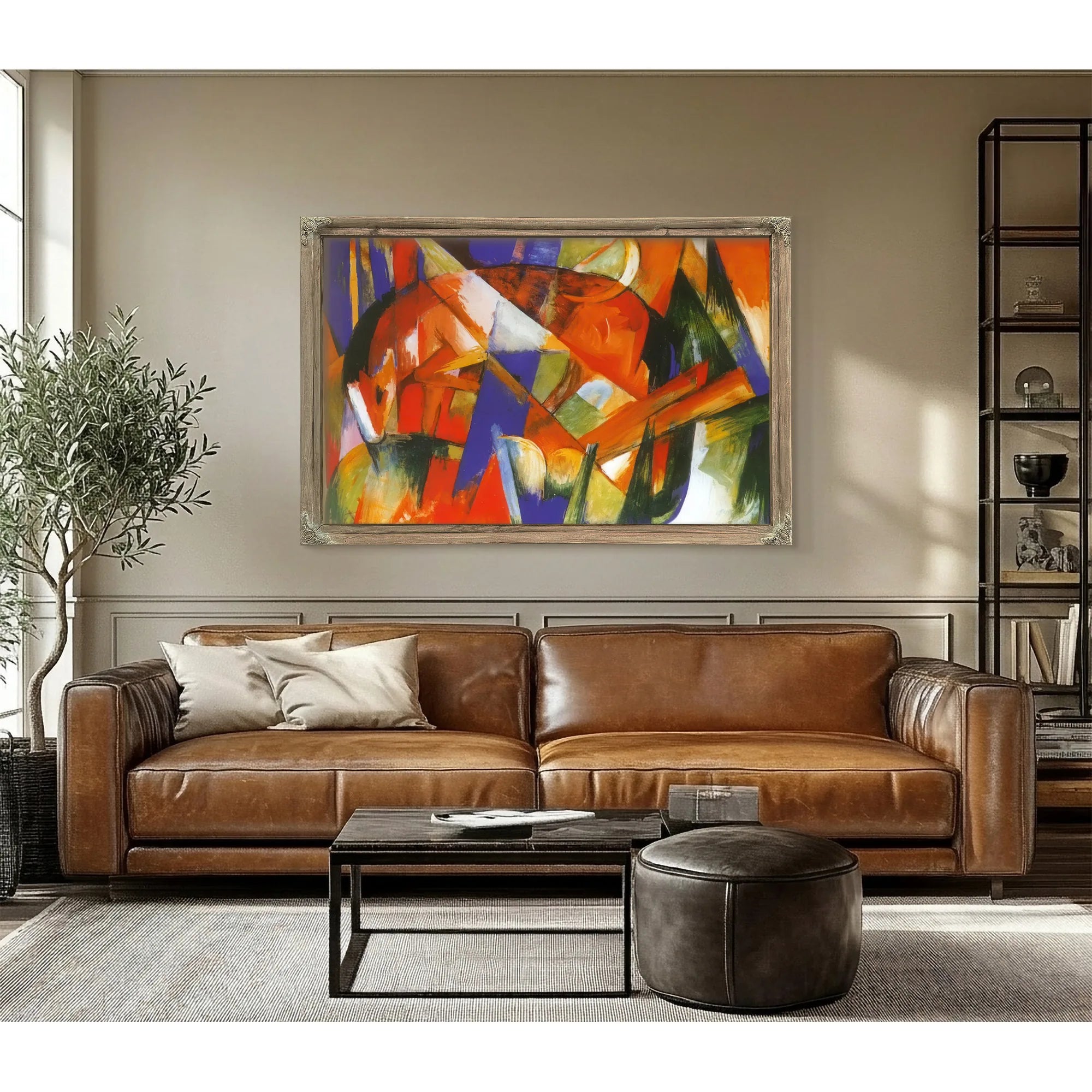 Fabulous Beast Ii (Horse) By Franz Marc Fine Art Print