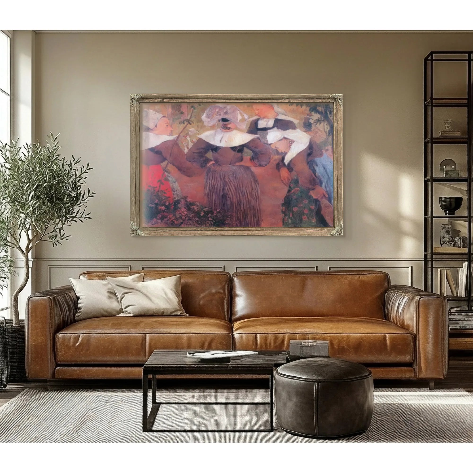 The Four Breton Girls By Paul Gauguin Fine Art Print