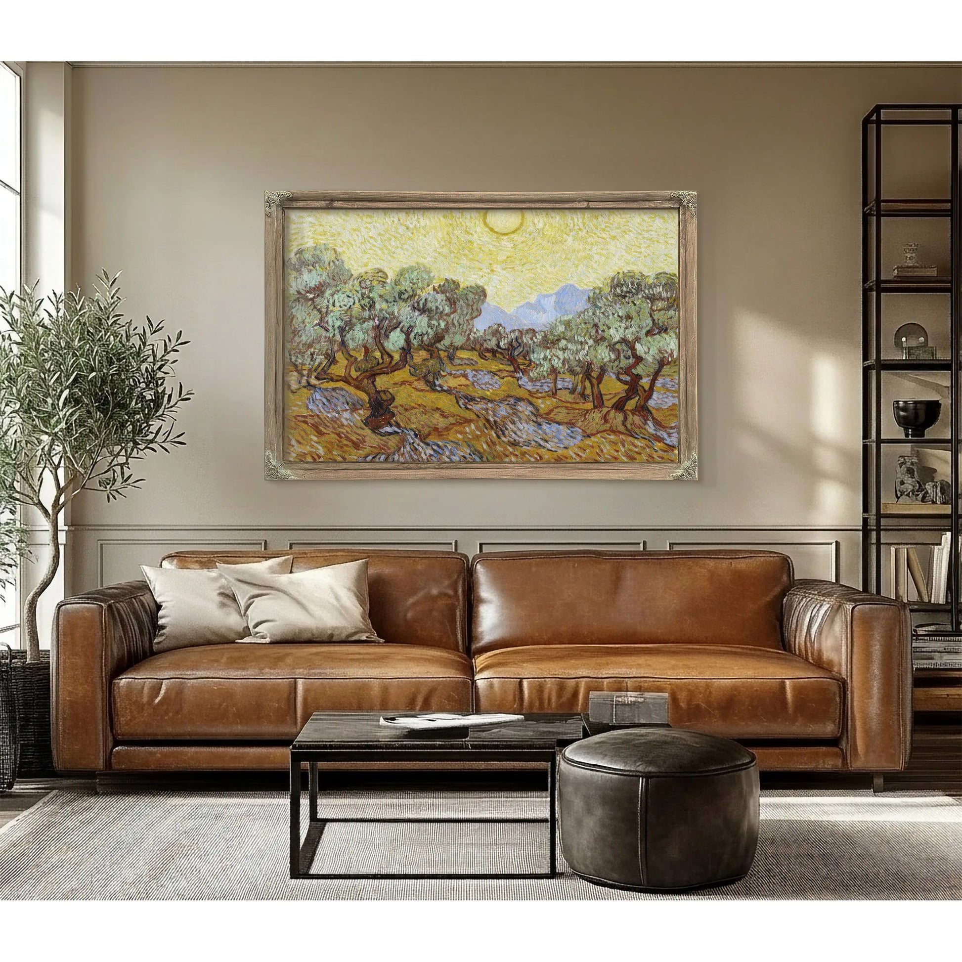 Olive Trees By Vincent Van Gogh Fine Art Print