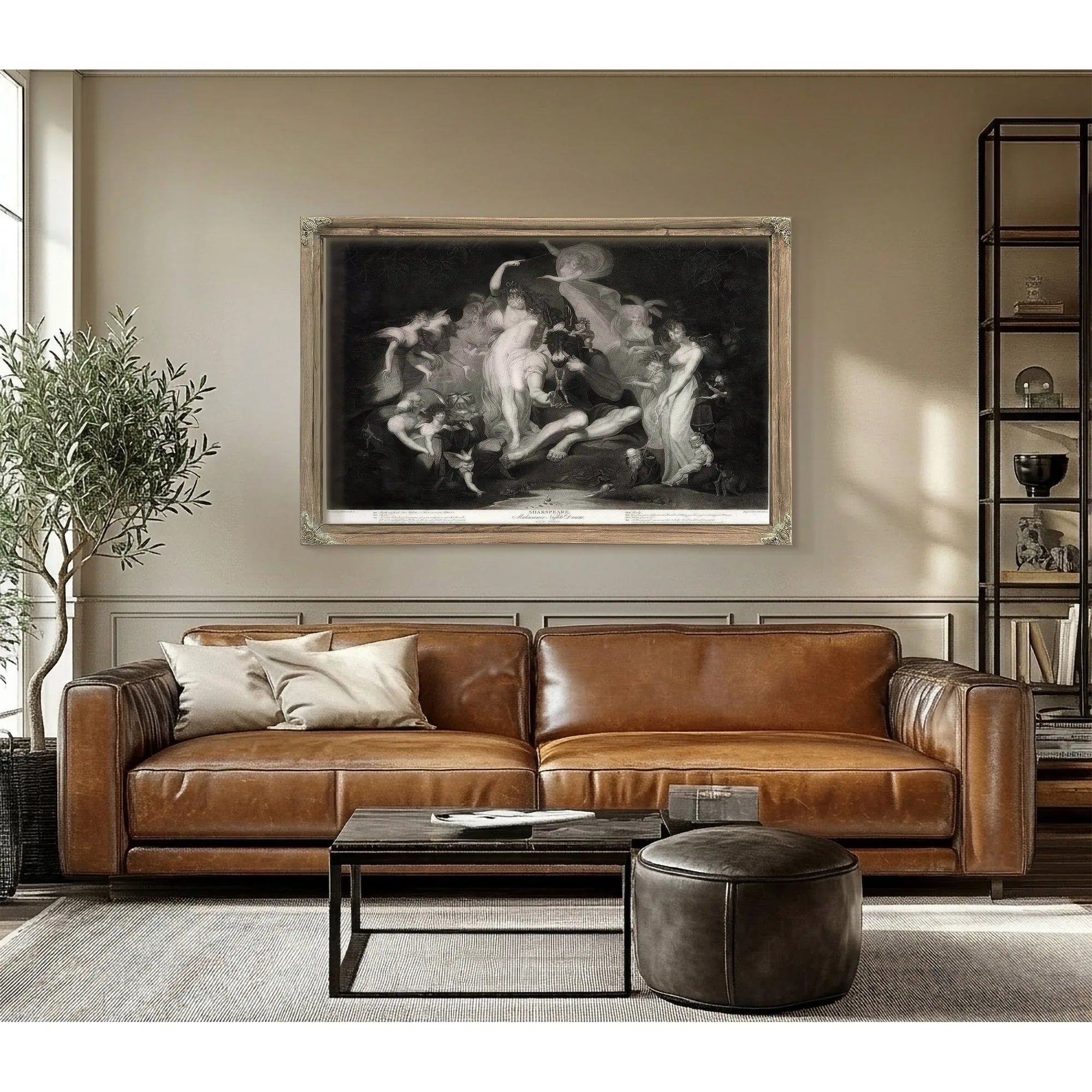 Midsummer Nights Dream By Henry Fuseli Fine Art Print