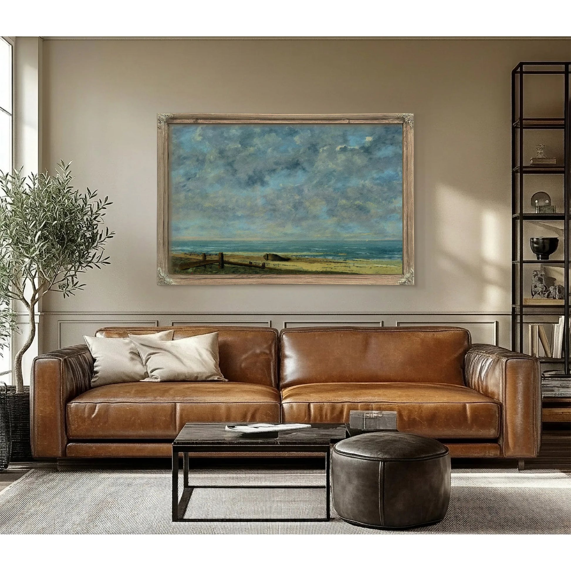 The Sea 1 By Jean Desire Gustave Courbet Fine Art Print