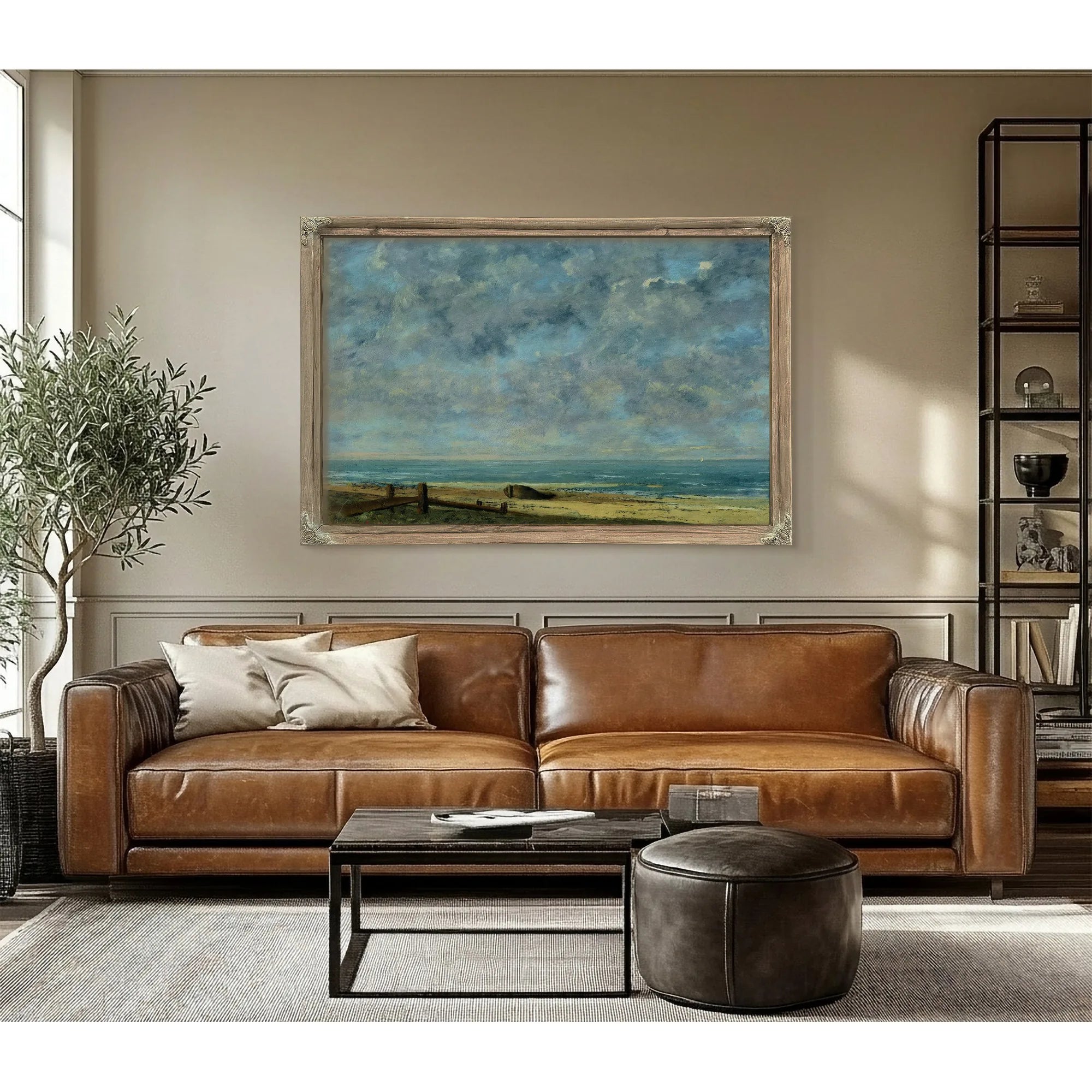 The Sea 1 By Jean Desire Gustave Courbet Fine Art Print