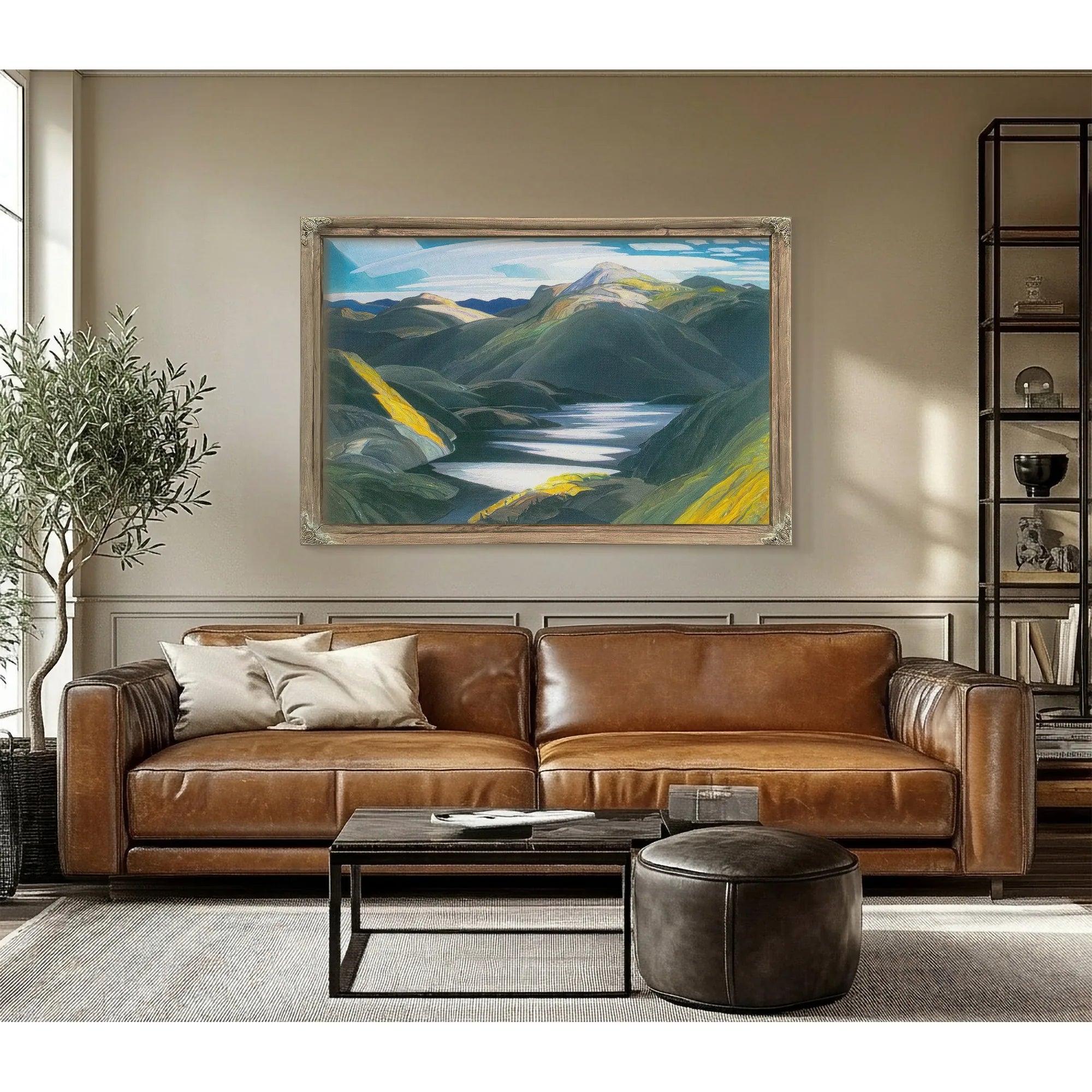 Light And Shadow By Frank Carmichael Fine Art Print