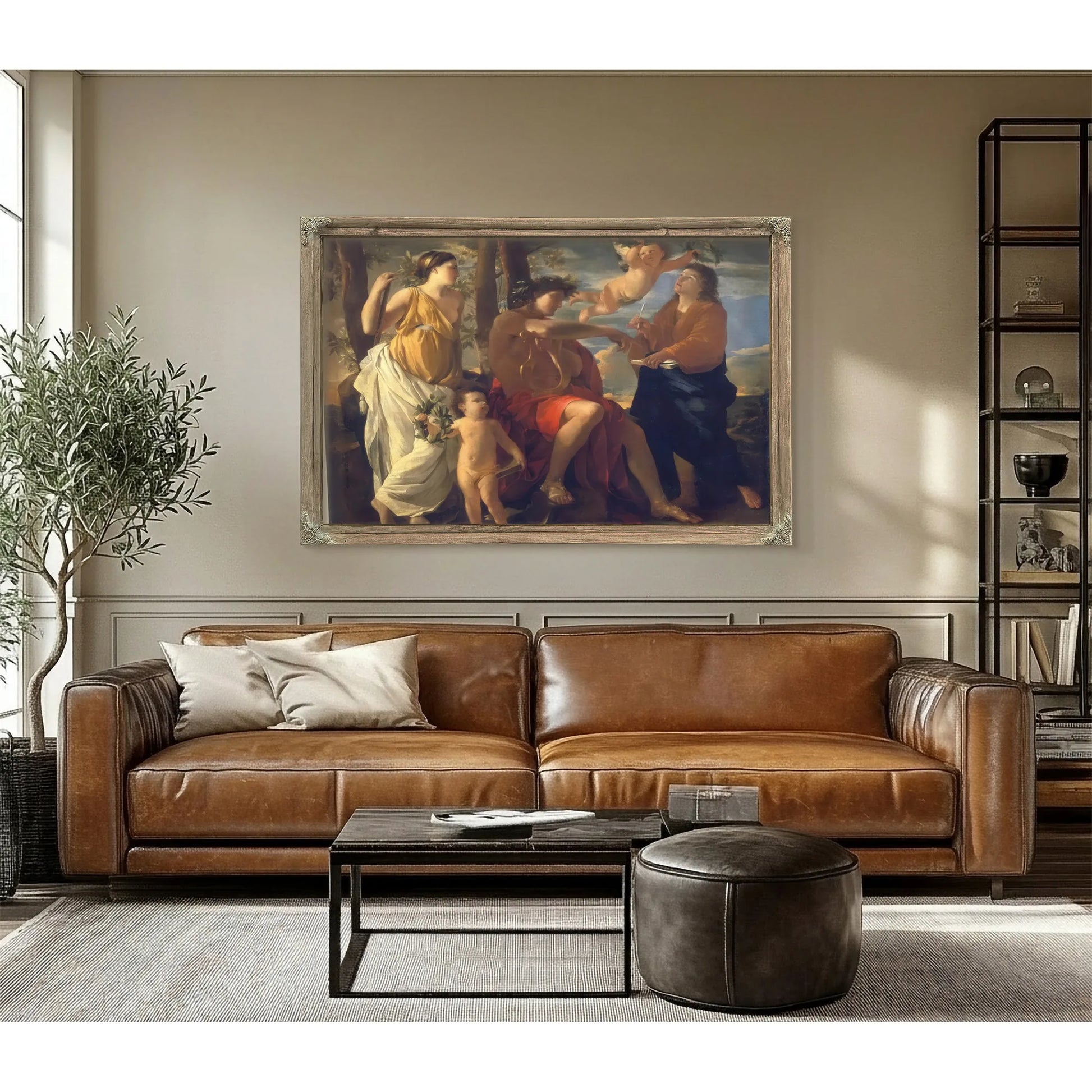 The Inspiration Of The Poet By Nicholas Poussin Fine Art Print