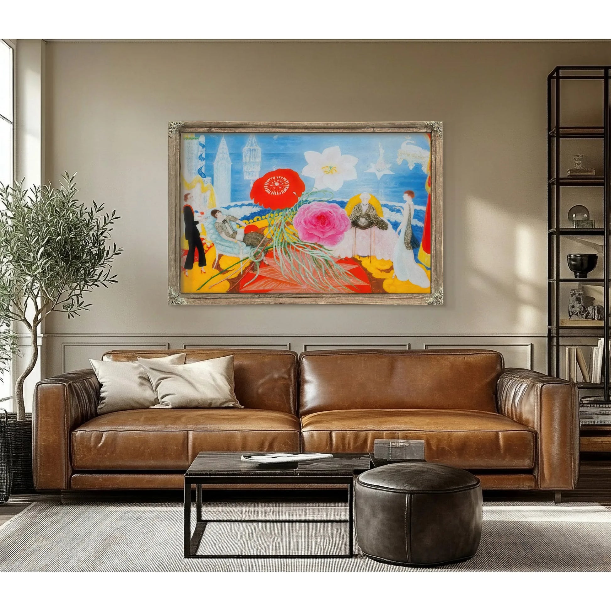 Family Portrait Ii By Florine Stettheimer Fine Art Print