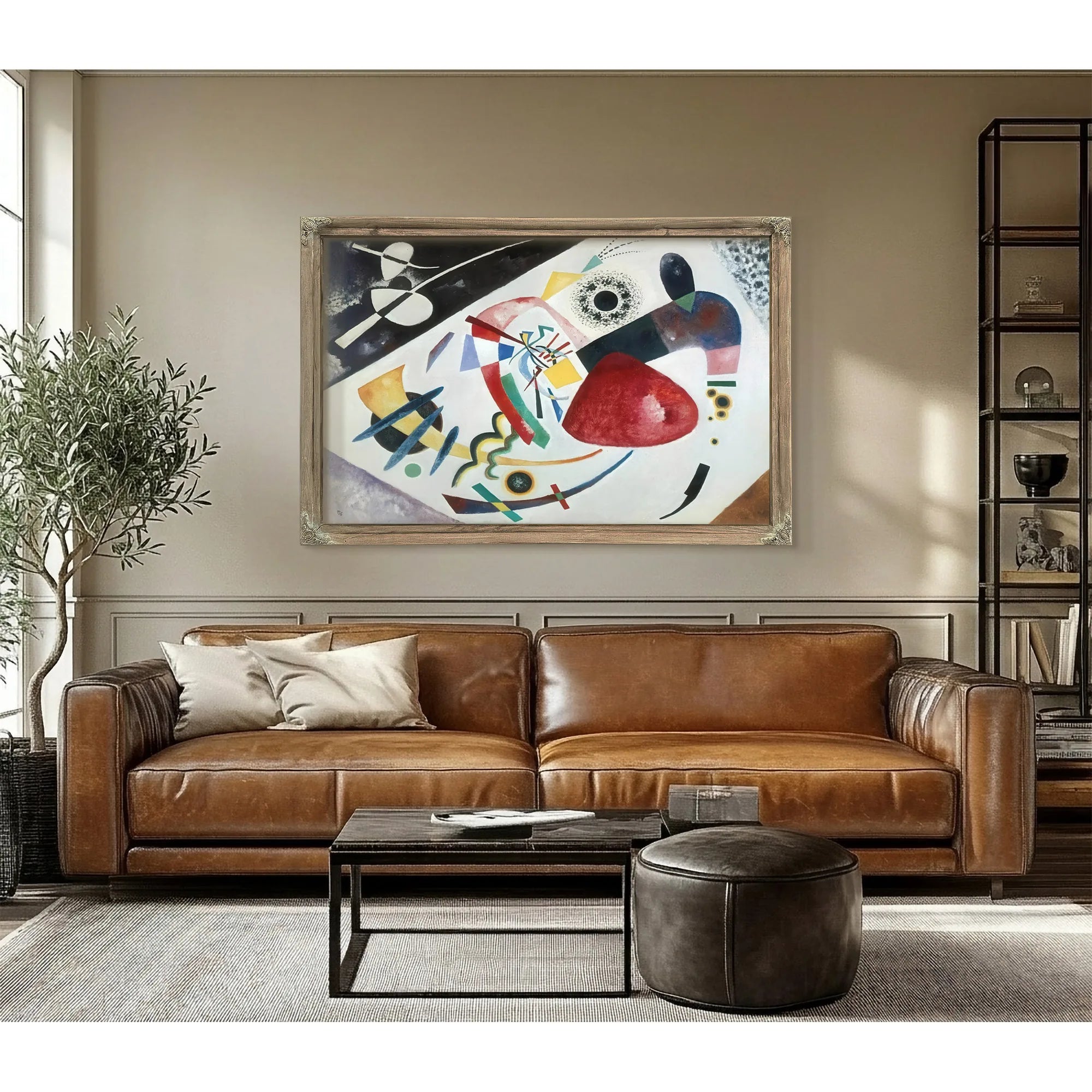 Red Spot Ii By Wassily Kandinsky Fine Art Print