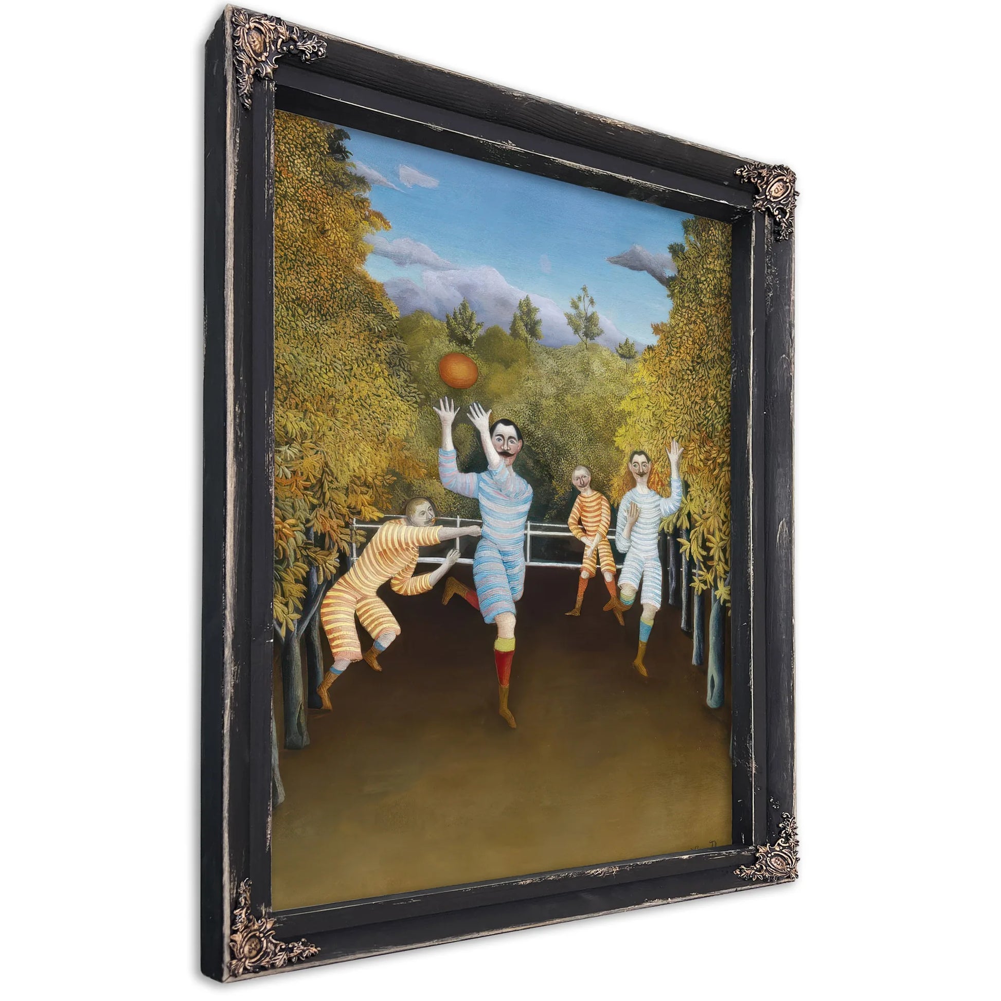 The Football Players By Henri Julien Felix Rousseau Fine Art Print