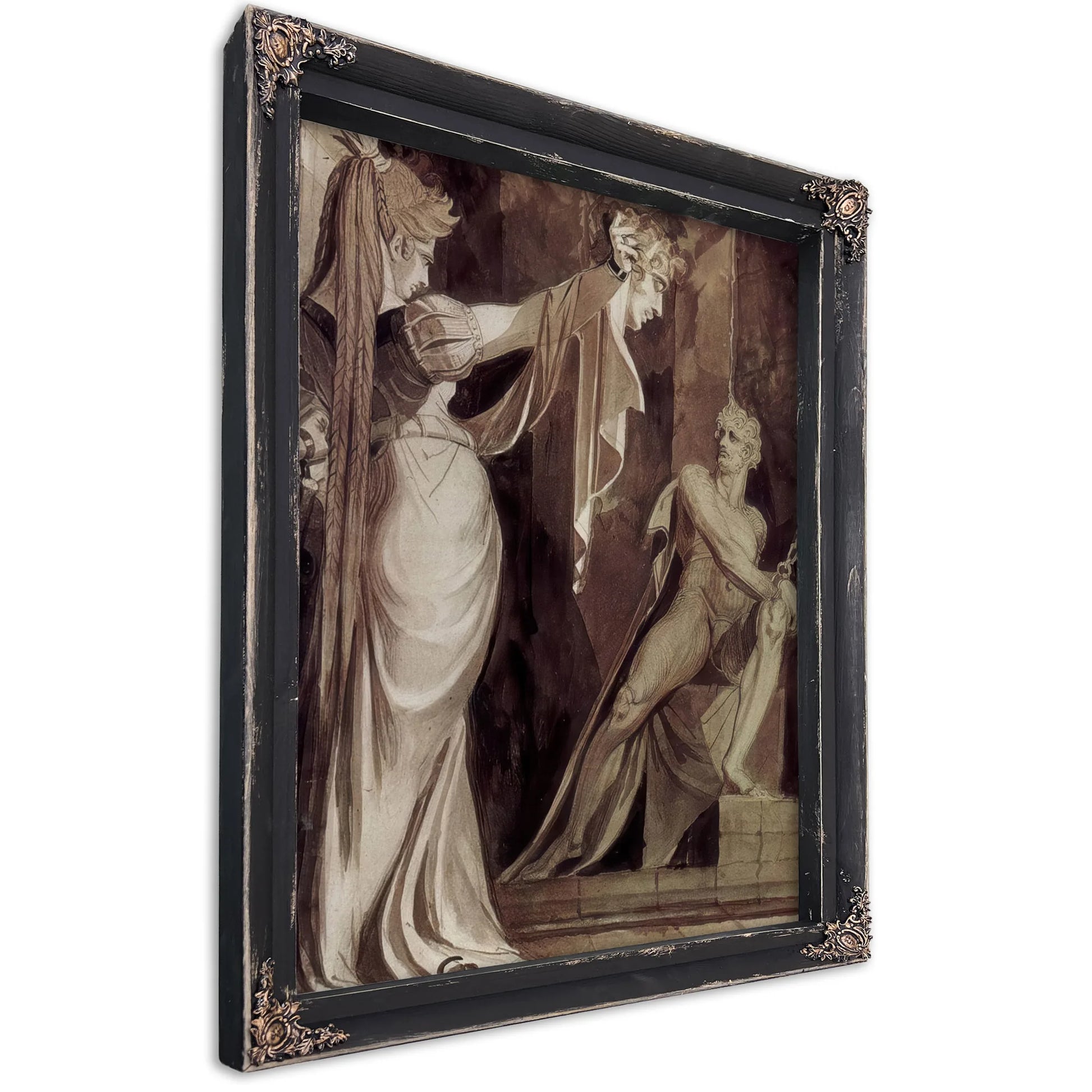 Kriemhild Zeigt Hagen Das Haupt Gunthers By Henry Fuseli Fine Art Print
