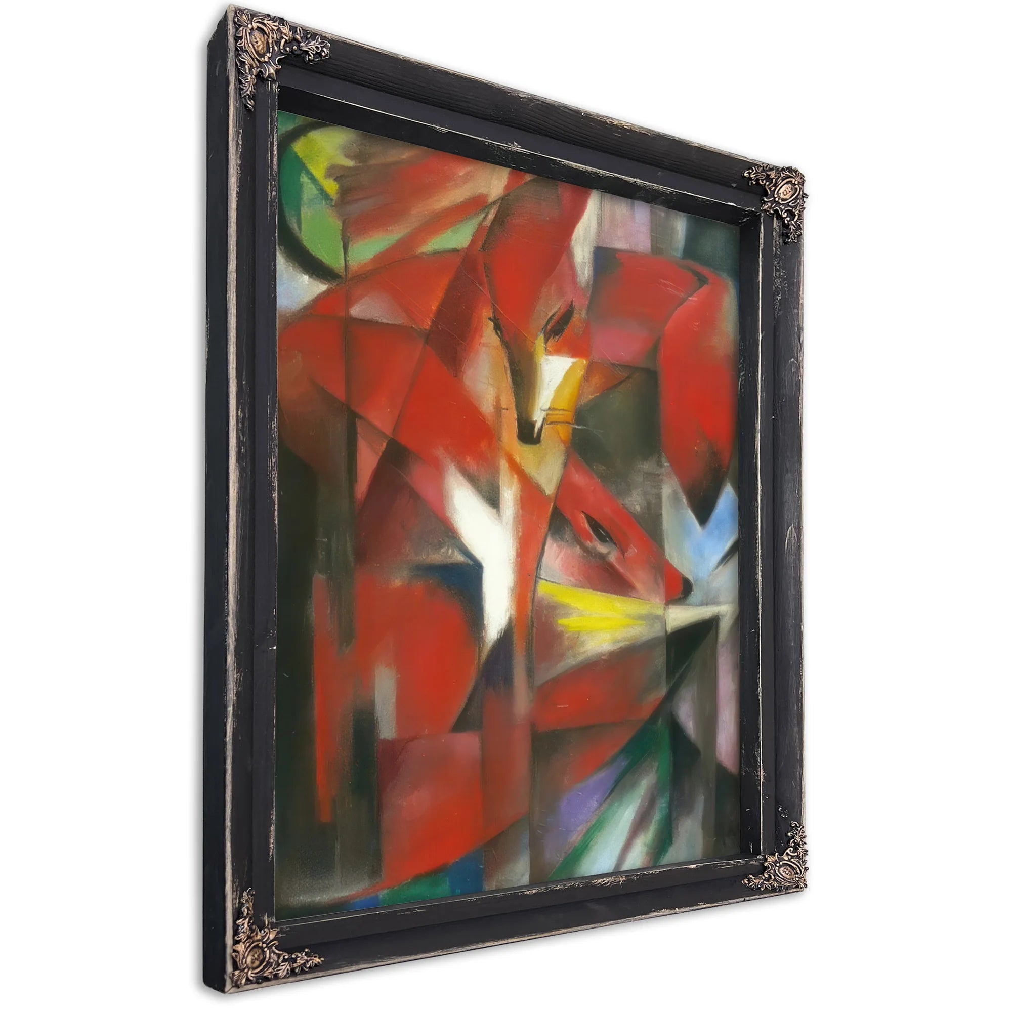 Foxes By Franz Marc Fine Art Print