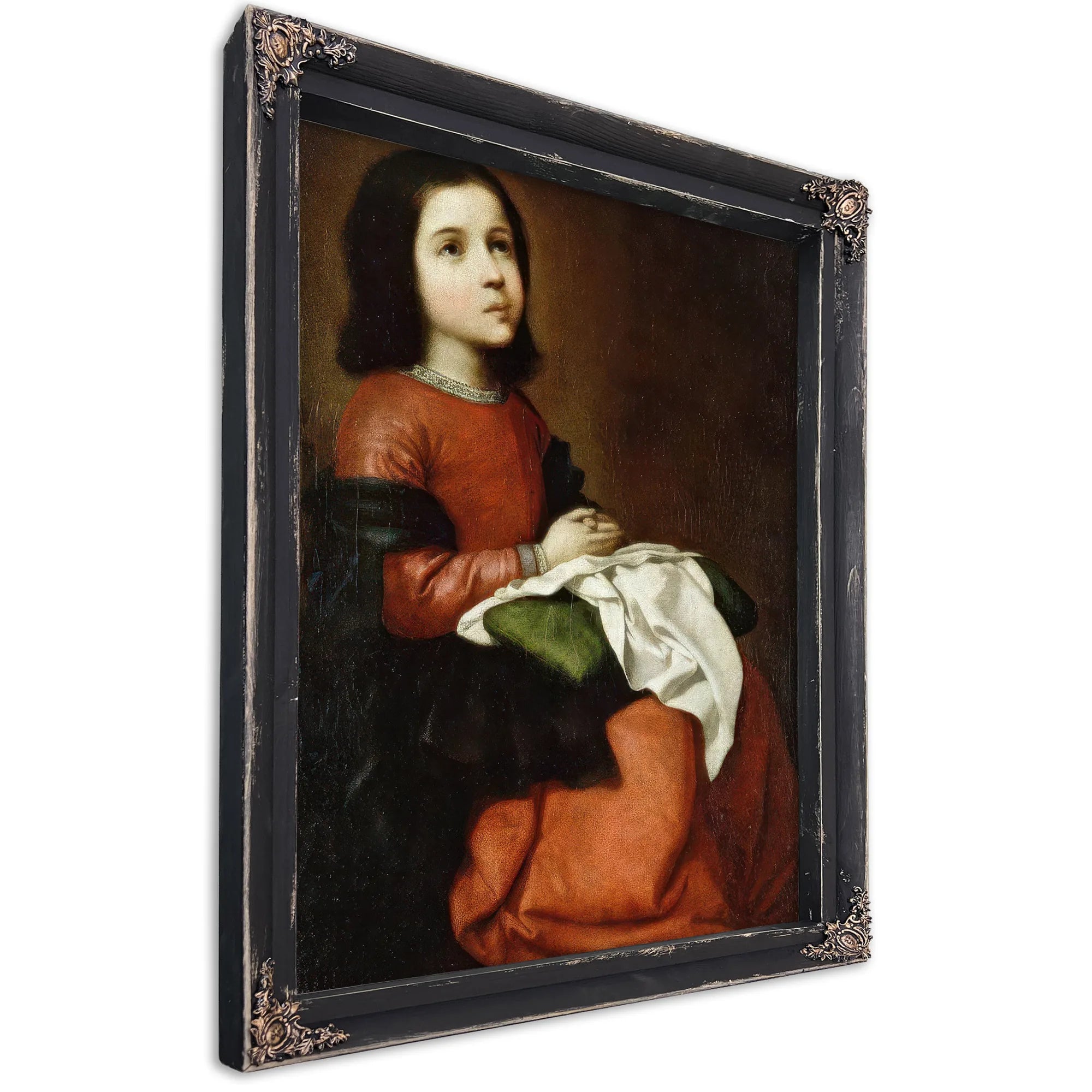 Virgin Mary As A Child By Francisco De Zurbaran Fine Art Print