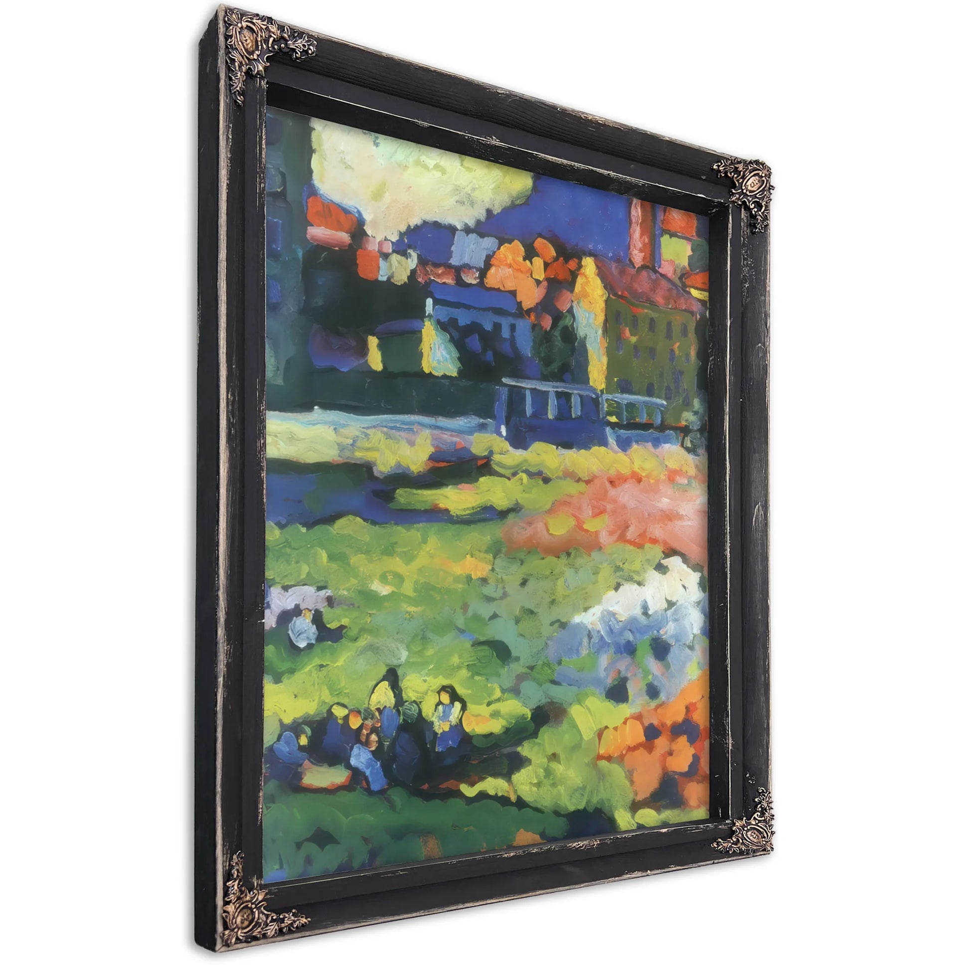 Munich Schwabing With The Church Of St. Ursul 1908 By Wassily Kandinsky Fine Art Print