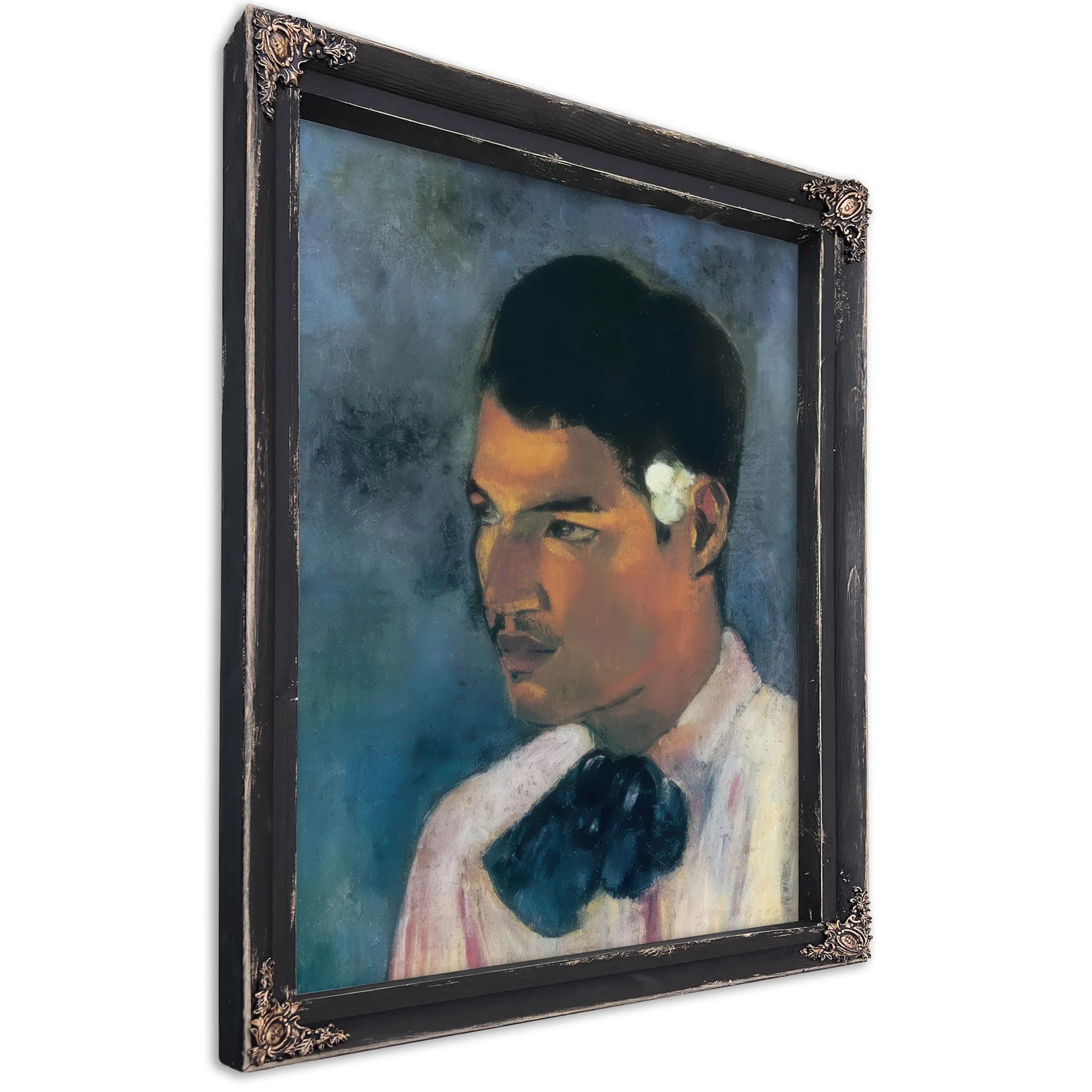 Young Tahitian Man ( Young Man With A Flower) By Paul Gauguin Fine Art Print