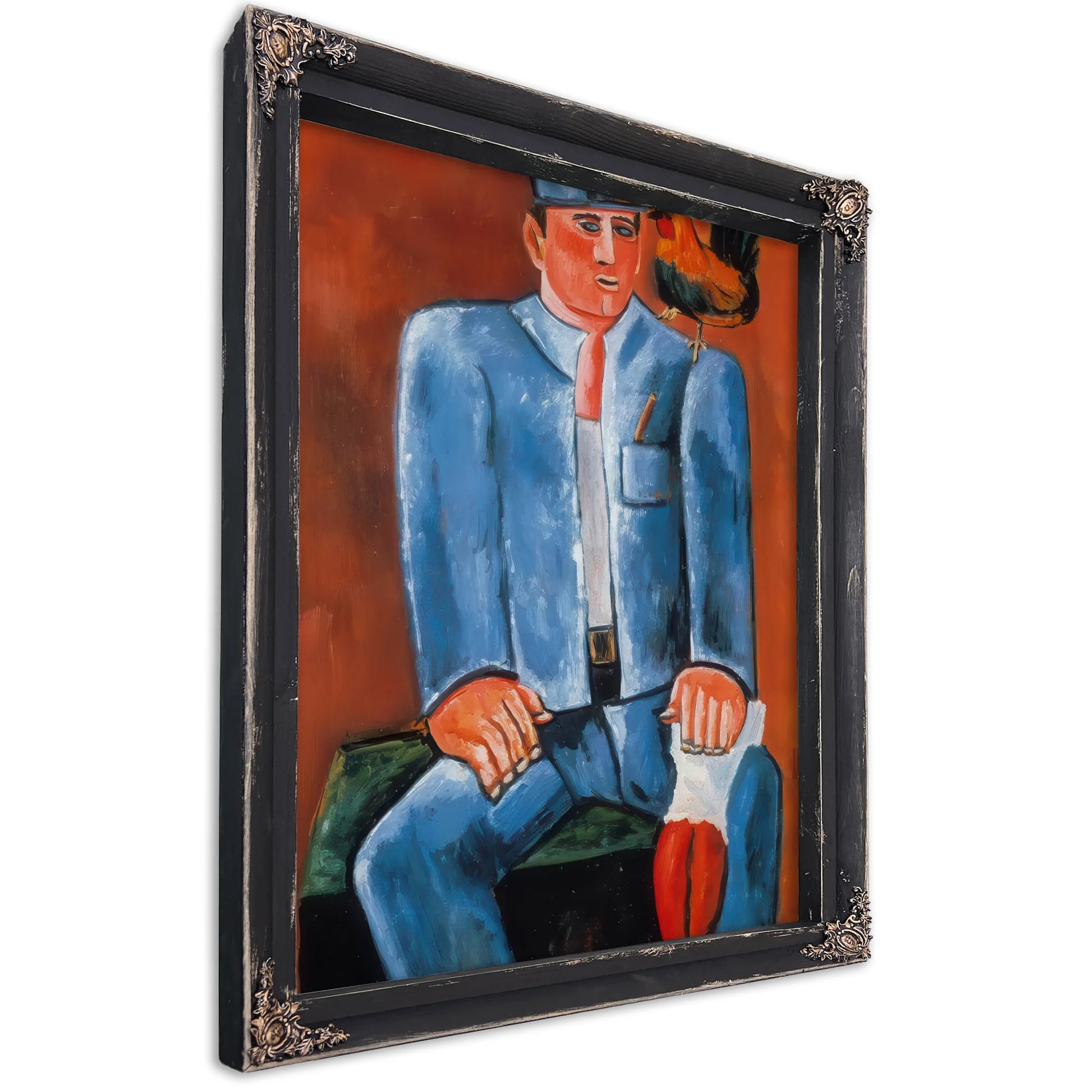Young Seadog With Friend Billy By Marsden Hartley Fine Art Print