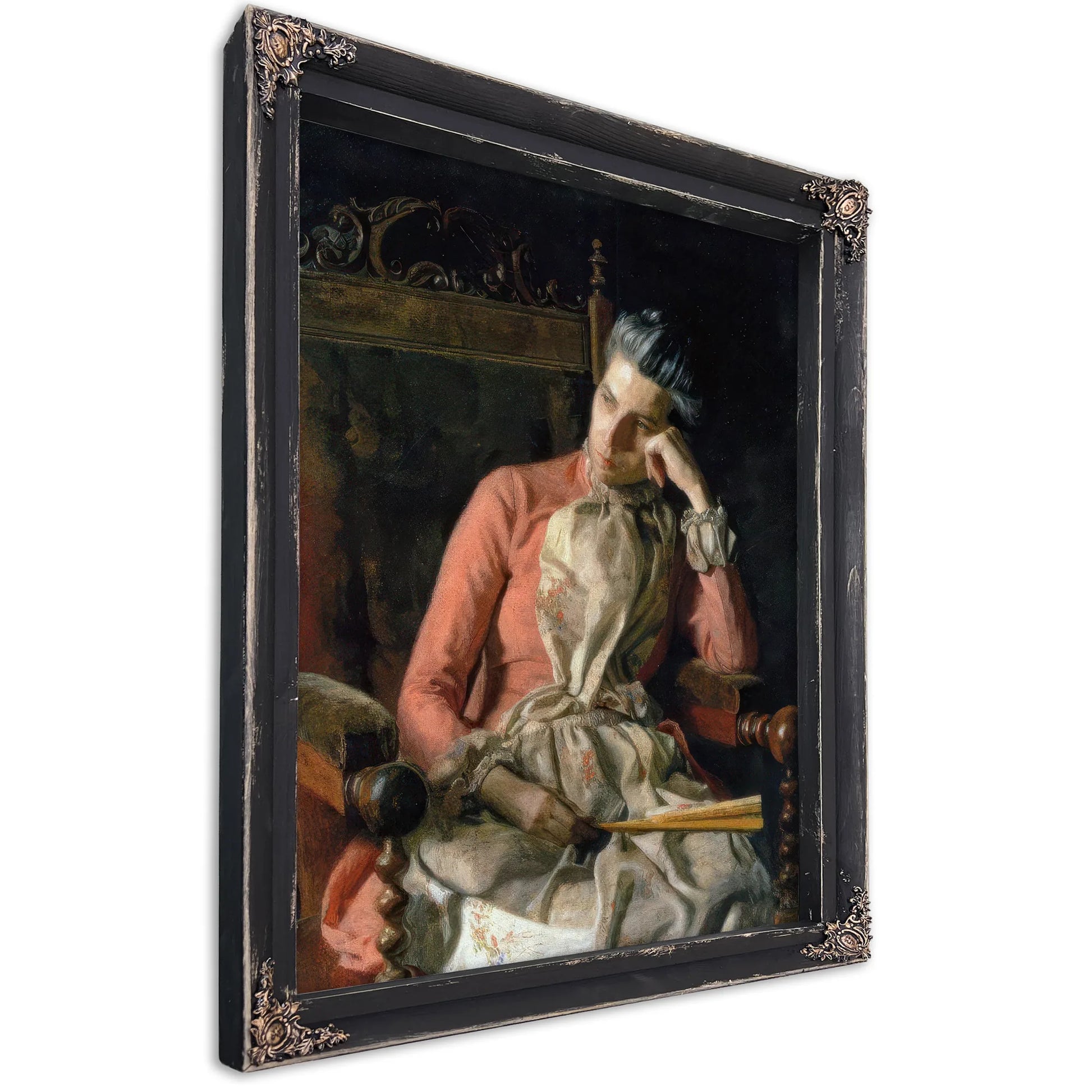 Portrait Of Amelia Van Buren 1891 By Thomas Eakins Fine Art Print
