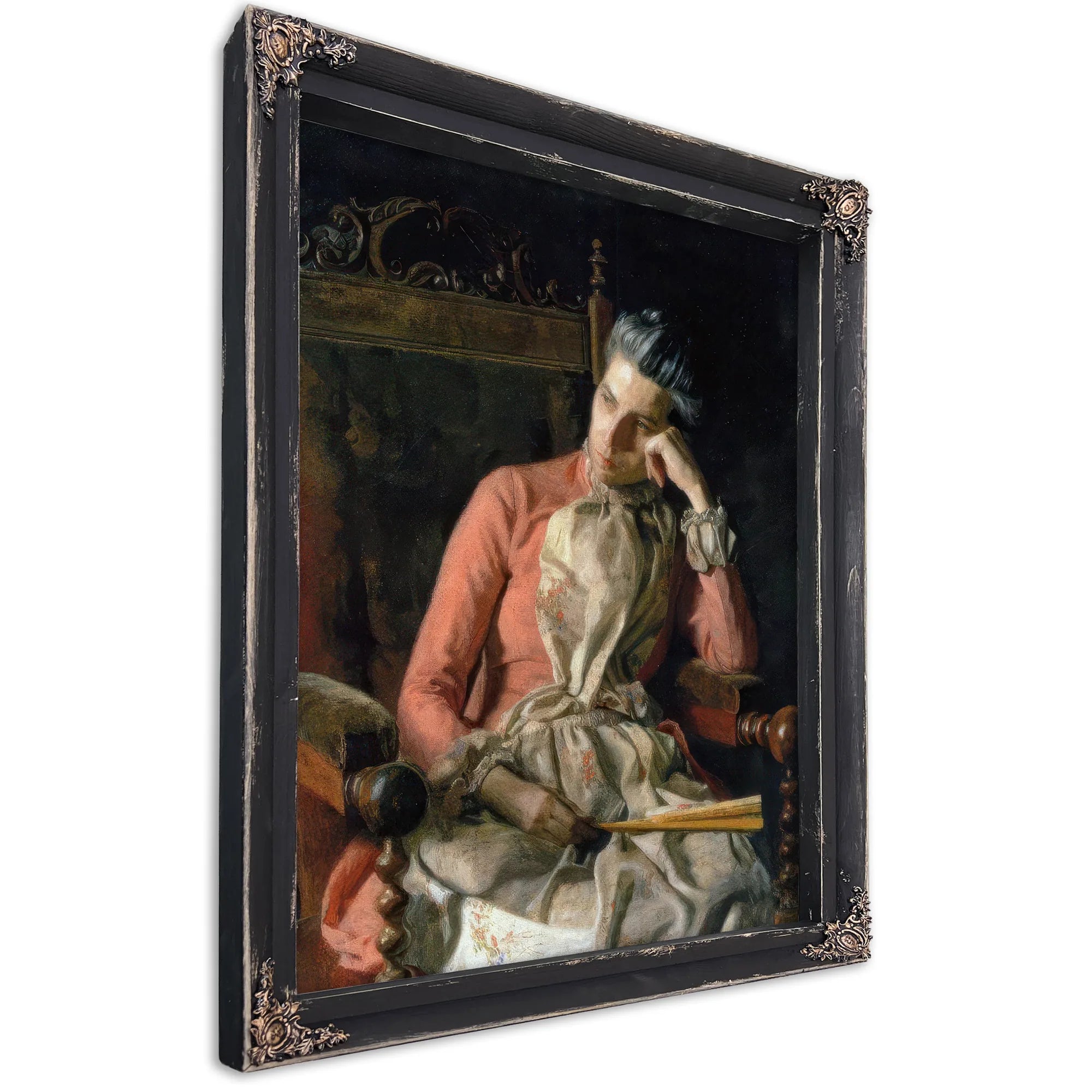 Portrait Of Amelia Van Buren 1891 By Thomas Eakins Fine Art Print