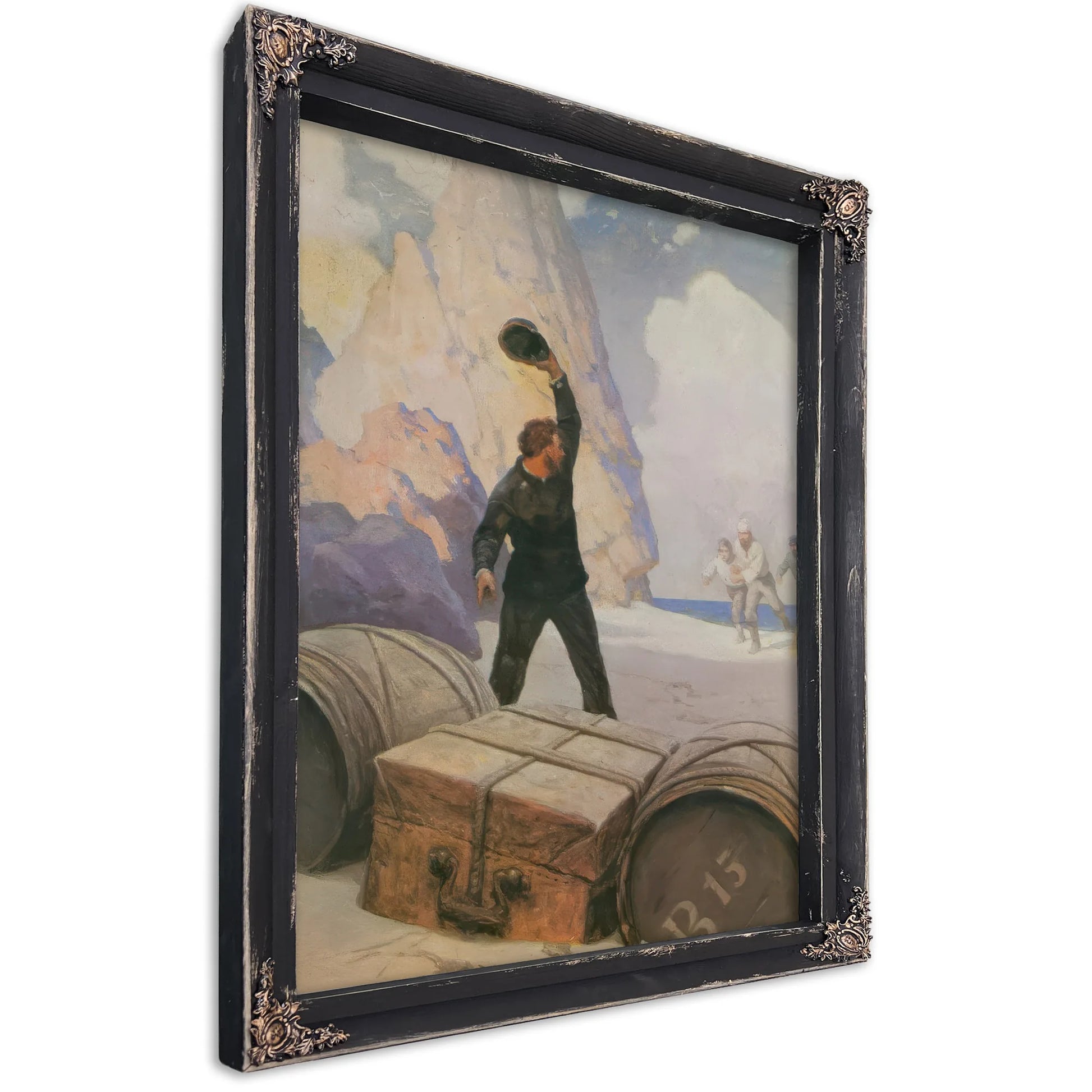 The Discovery Of The Chest By NC Wyeth Fine Art Print
