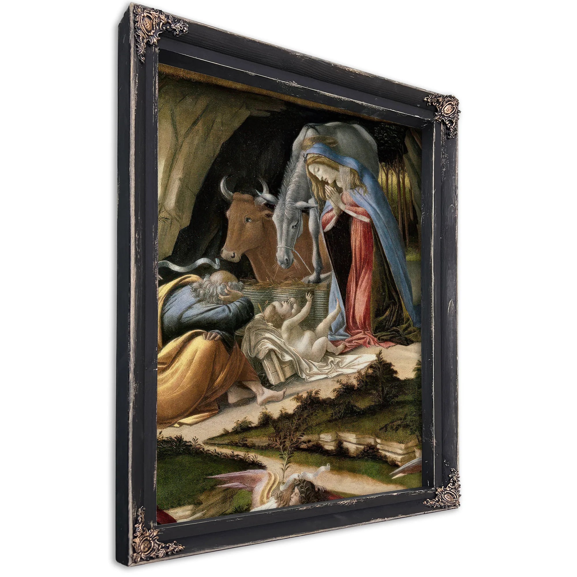 Mystic Nativity B By Sandro Botticelli Fine Art Print