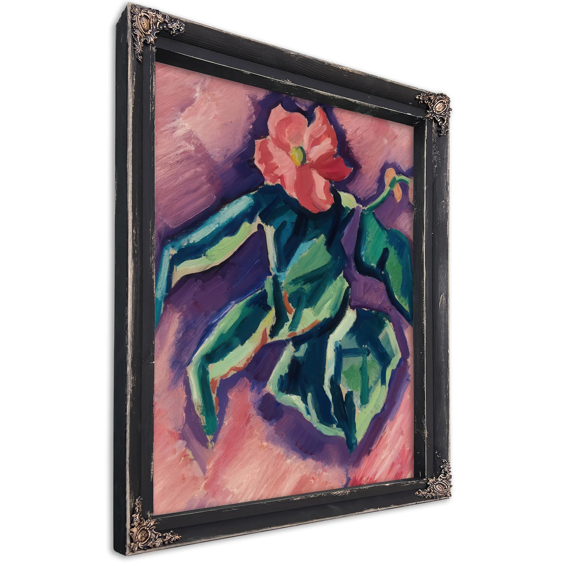 Pink Begonias By Marsden Hartley Fine Art Print