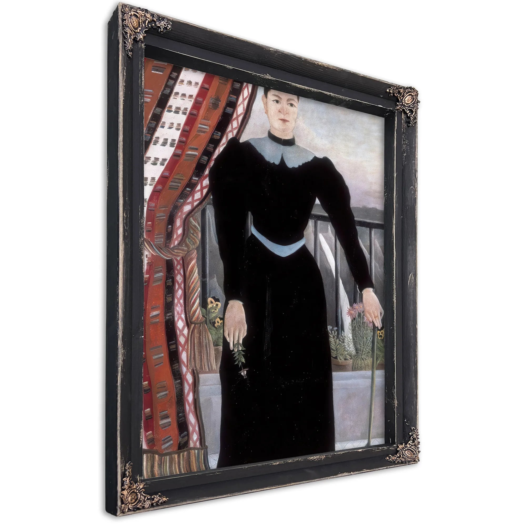Portrait Of A Woman 1895 By Henri Rousseau Fine Art Print