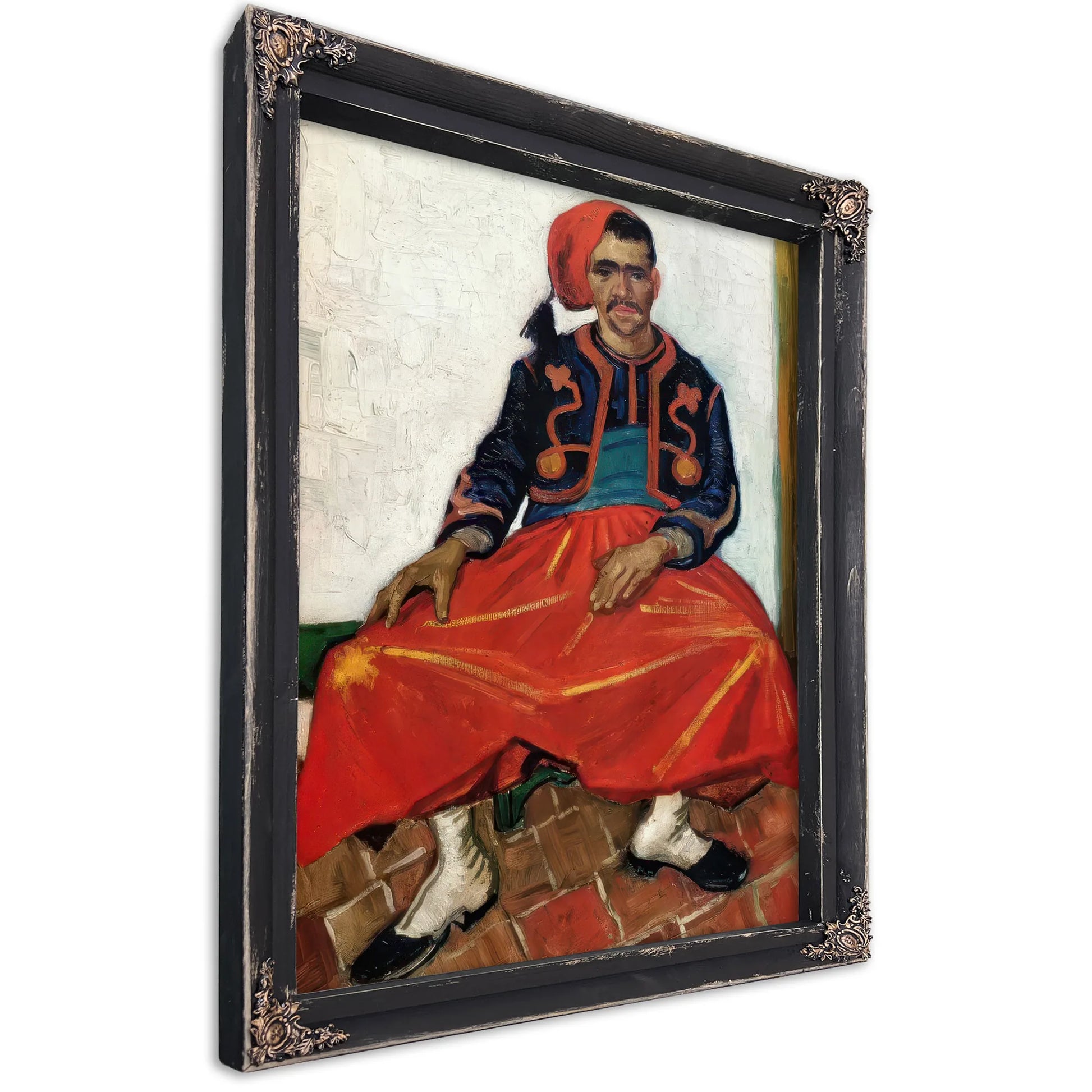 The Seated Zouave By Vincent Van Gogh Fine Art Print