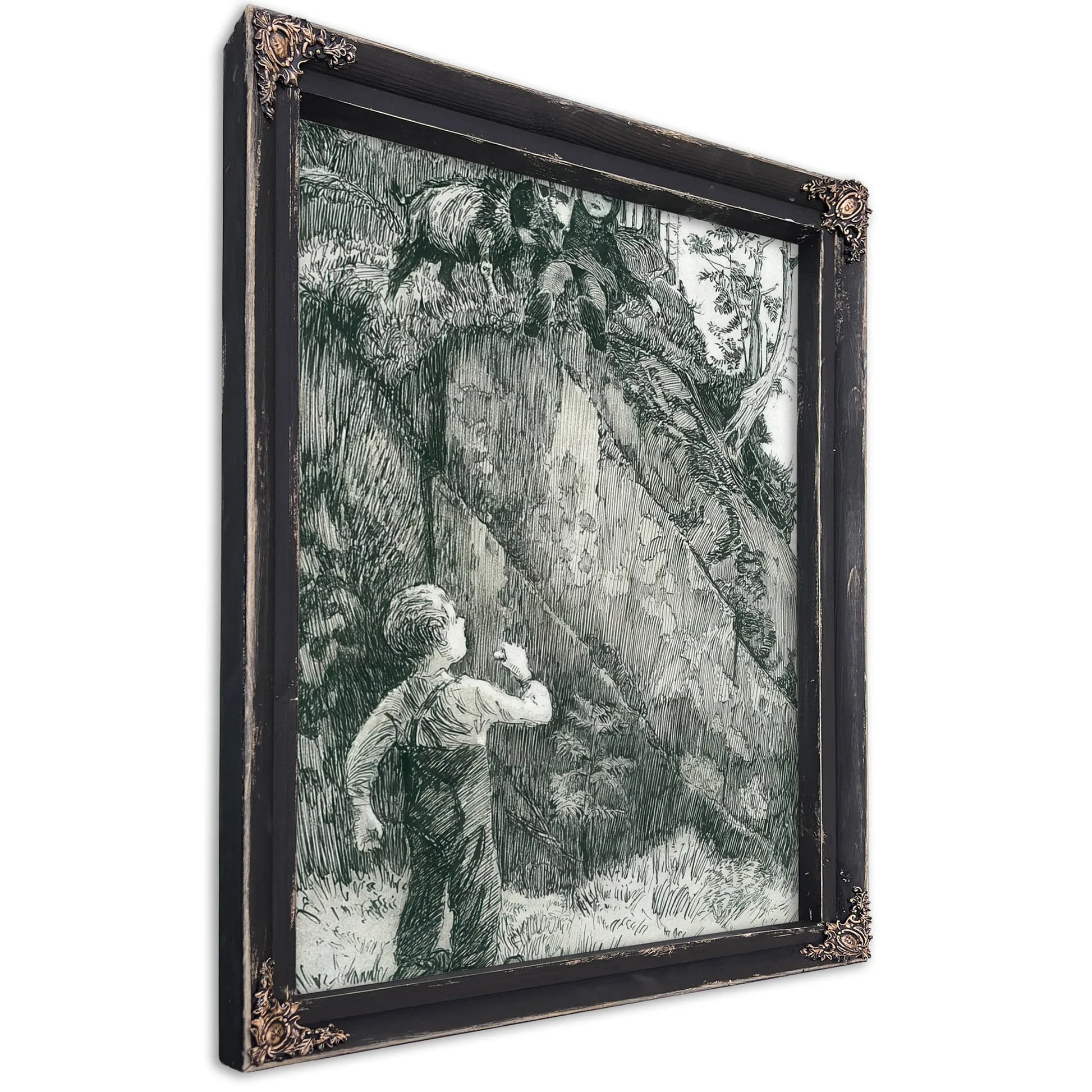 Bj. Bjornson, Scene From A Happy Boy (3) By Nicolai Astrup Fine Art Print