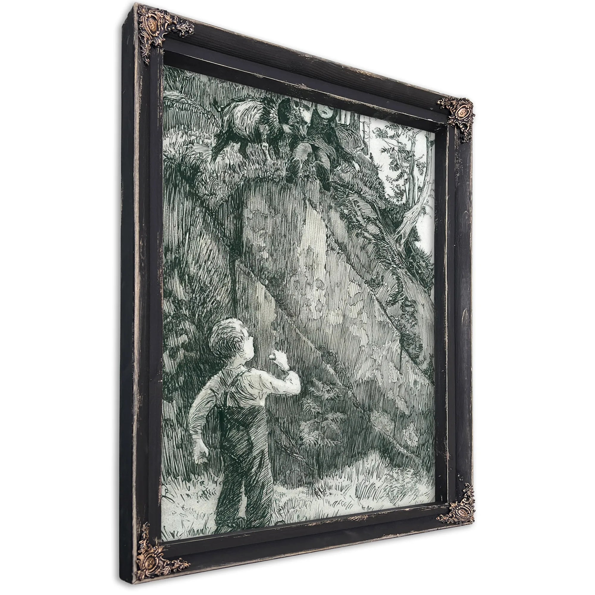 Bj. Bjornson, Scene From A Happy Boy (3) By Nicolai Astrup Fine Art Print