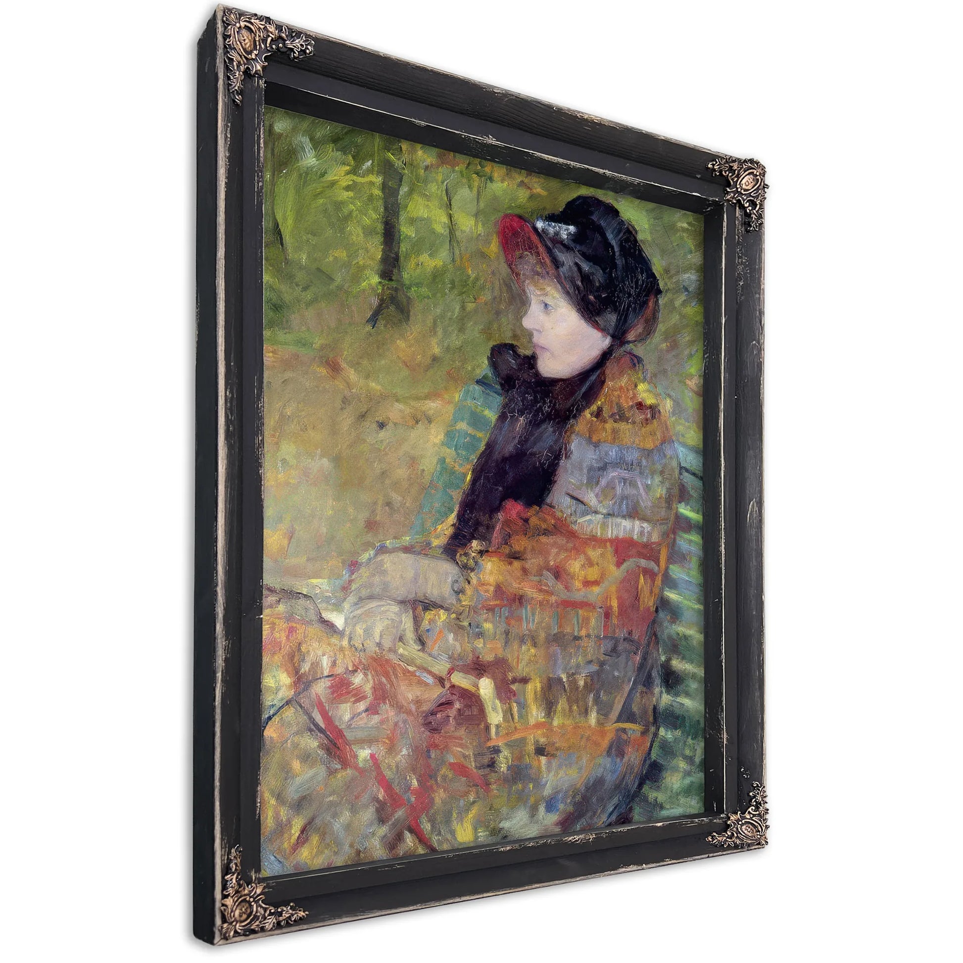 Portrait Of Mlle C. Lydia Cassatt 1 By Mary Cassatt Fine Art Print
