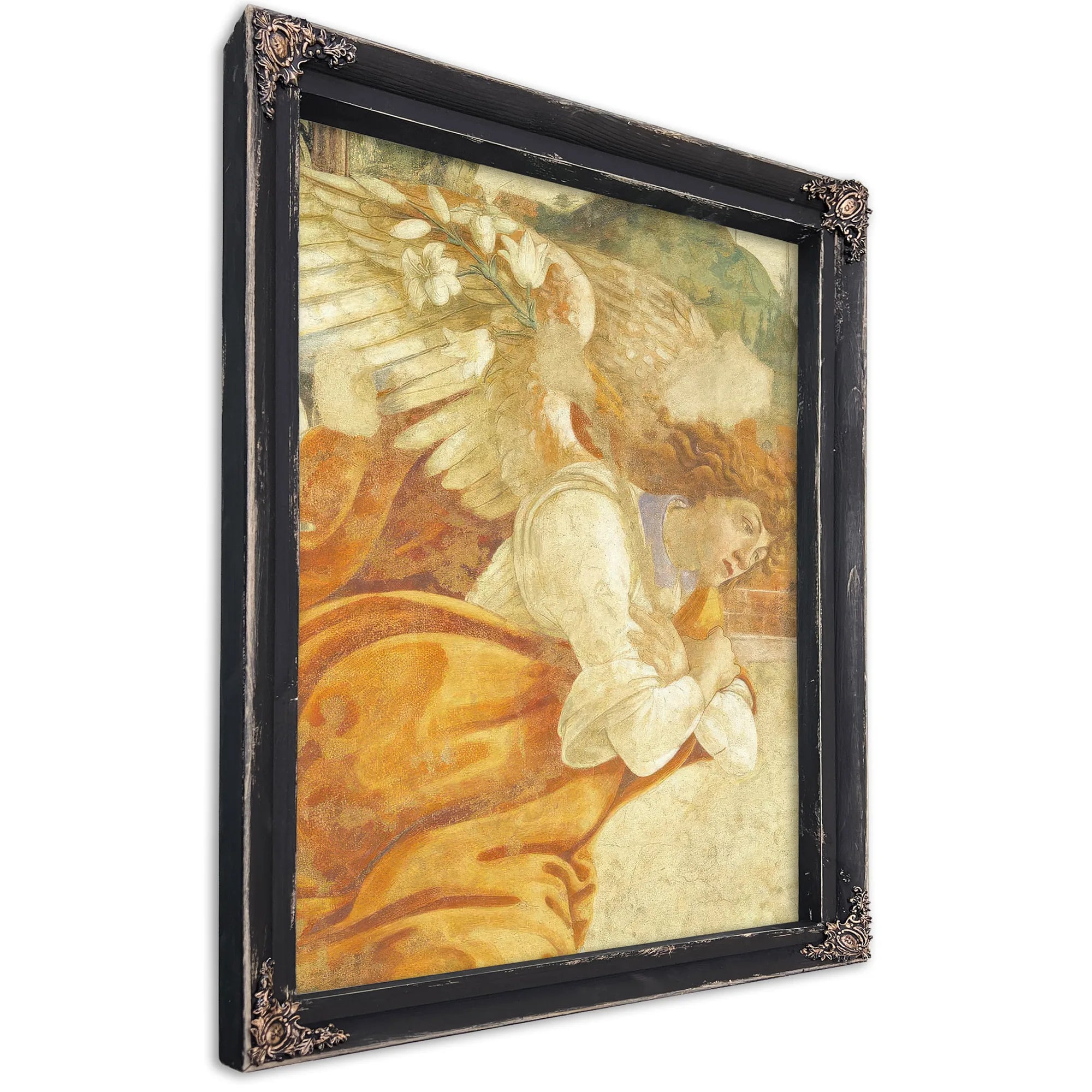 The Annunciation Detail Of The Archangel Gabriel From San Martino Della Scala By Sandro Botticelli Fine Art Print