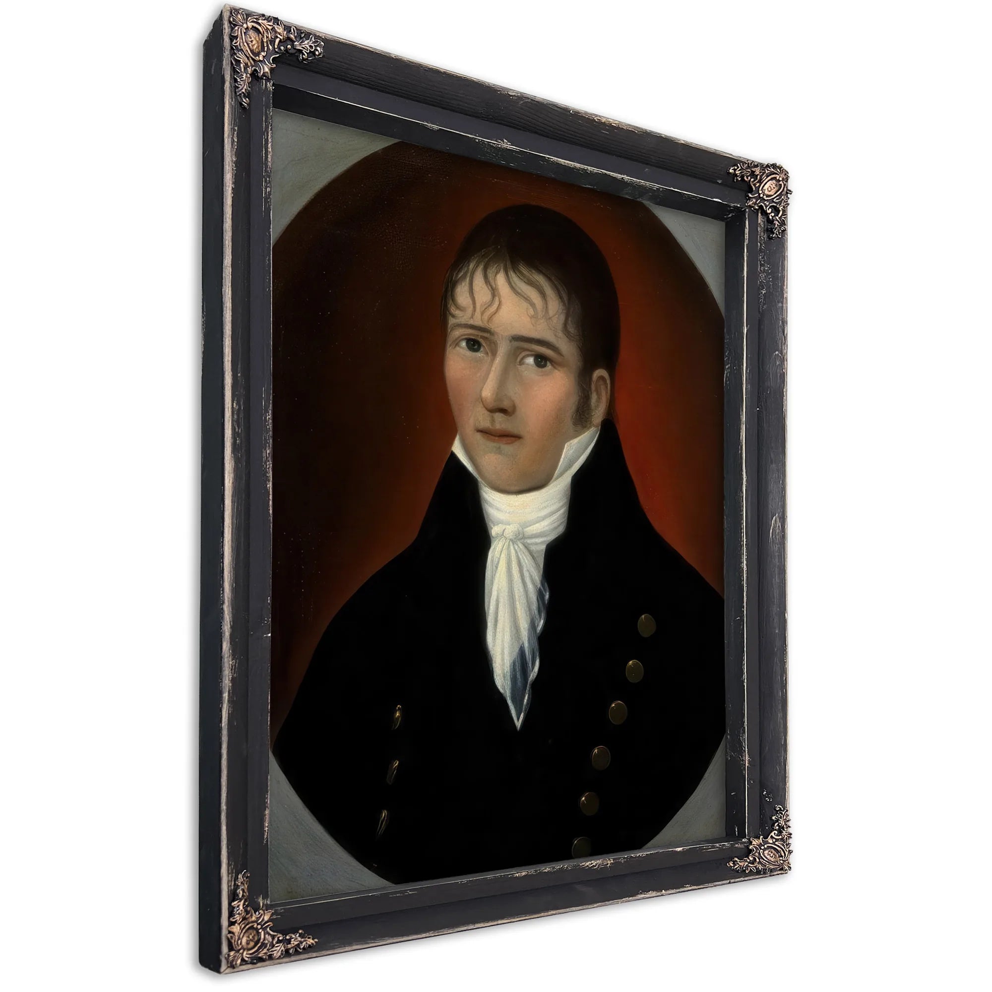 Sea Captain John Murphy 1810 By Joshua Johnson Fine Art Print