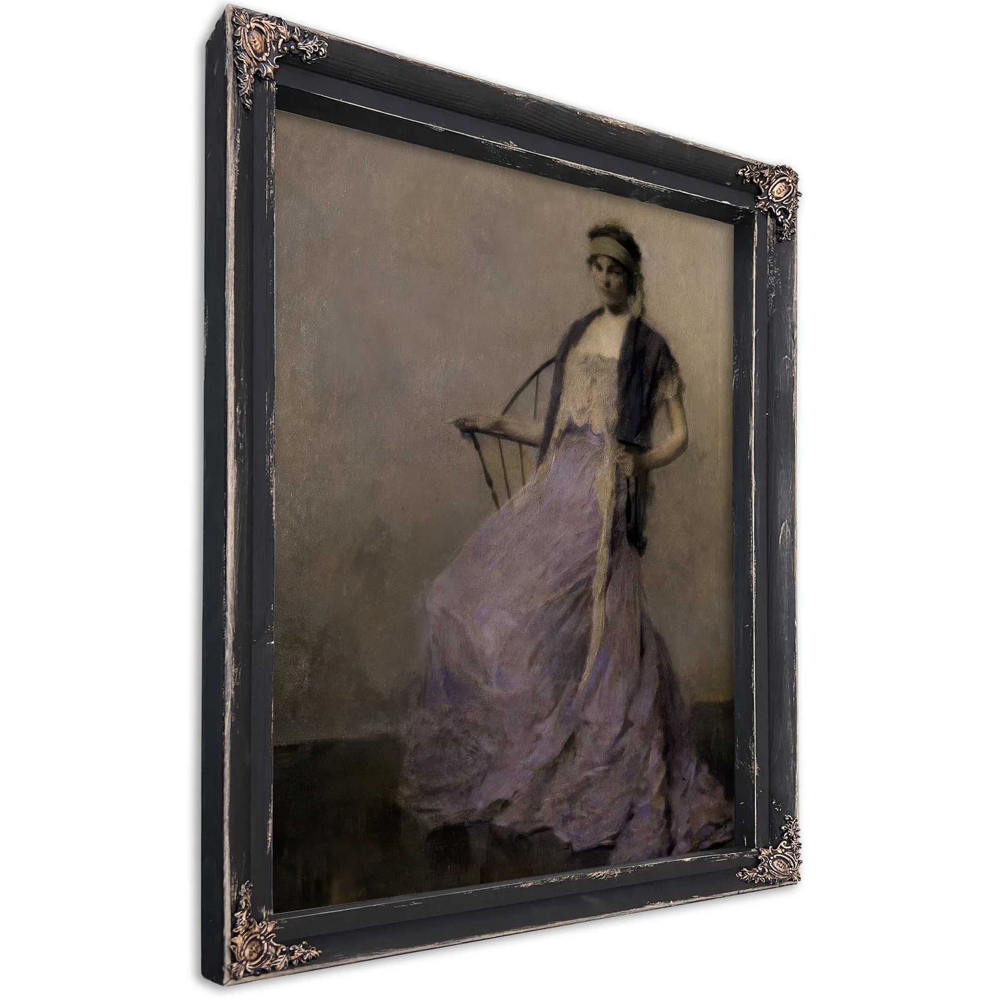 Iris By Thomas Wilmer Dewing Fine Art Print