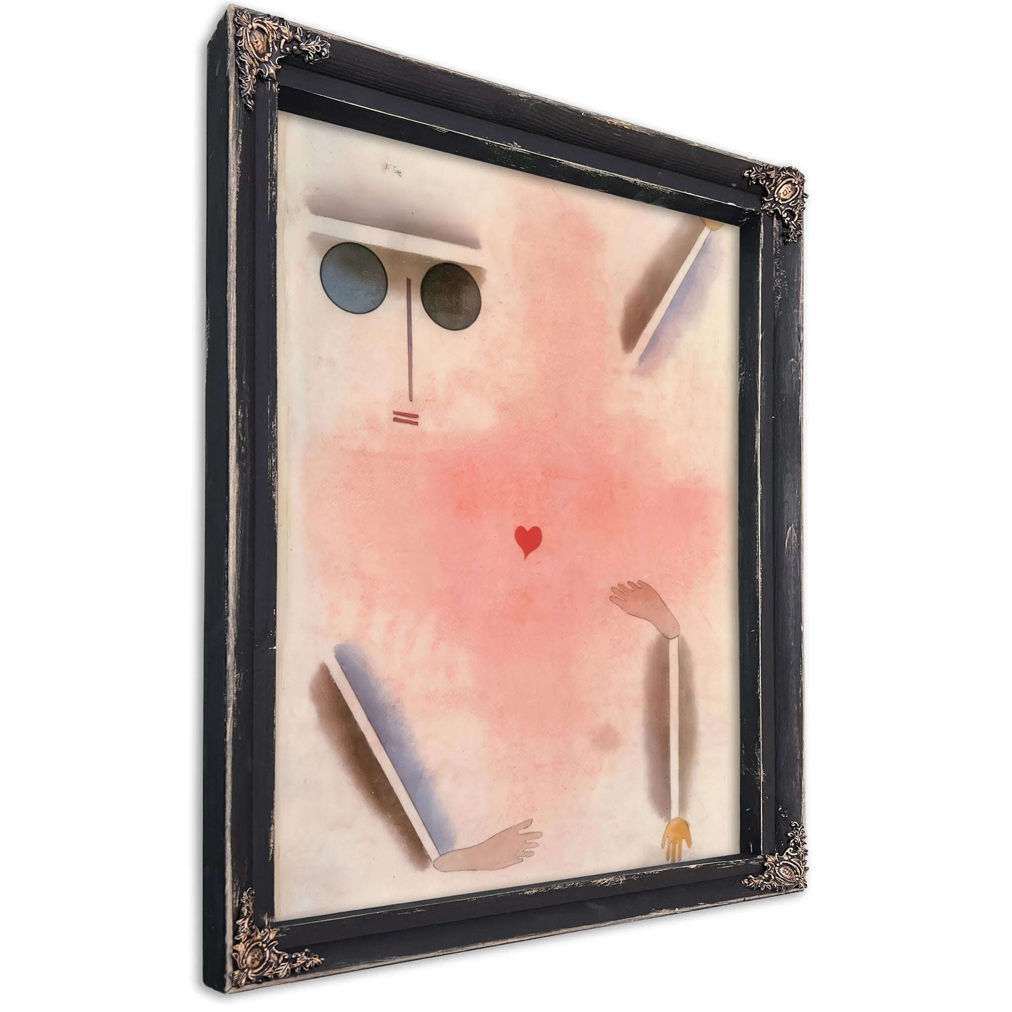 Has Head Hand Foot And Heart 1930 S4 (214) By Paul Klee Fine Art Print