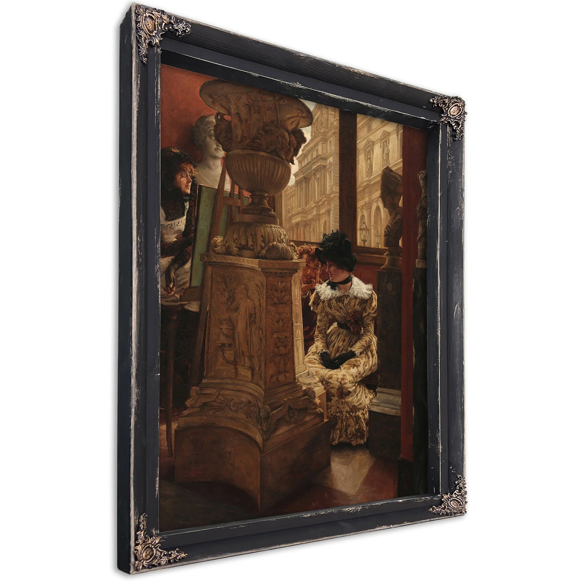 In The Louvre L Esthetique by James Tissot