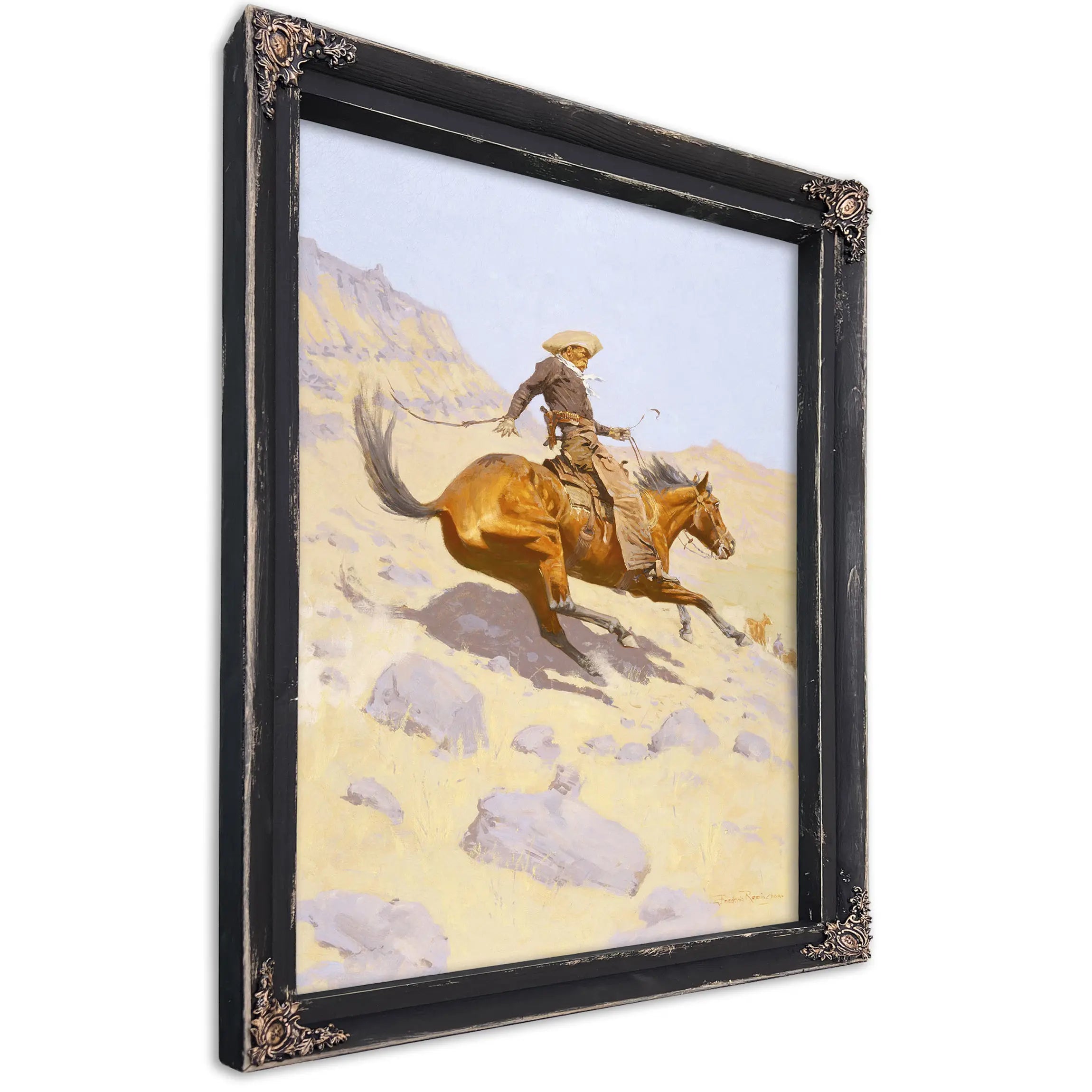 The Cowboy By Frederic S Remington  by Frederic Remington