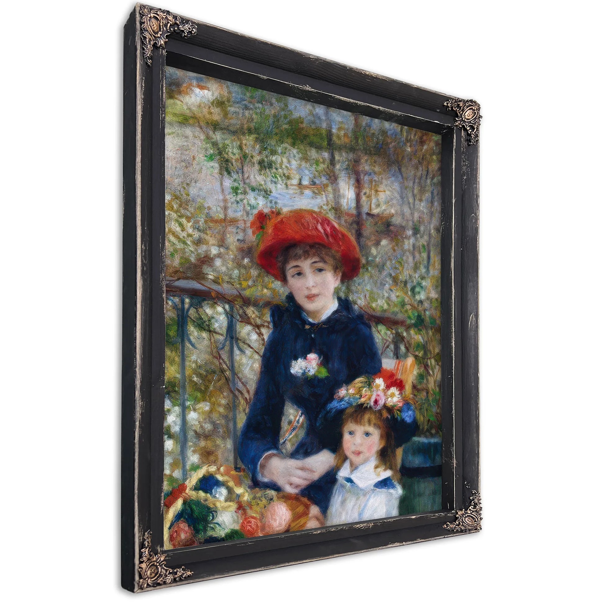 Two Sisters (On The Terrace) By Pierre August Renoir Fine Art Print