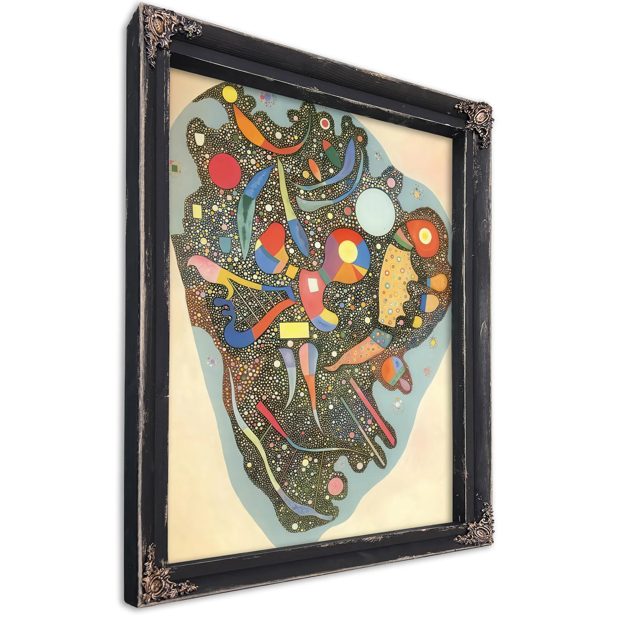 Colourful Ensemble By Wassily Kandinsky Fine Art Print