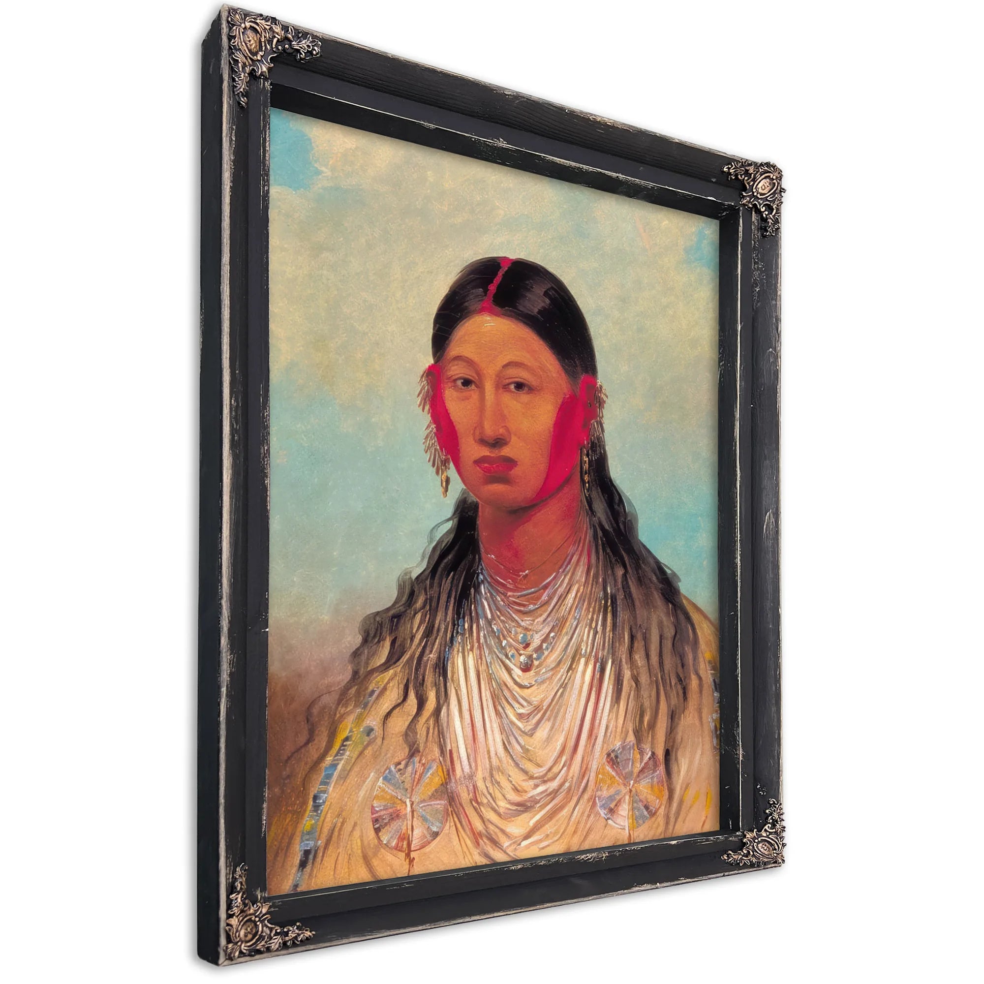 Koon Za Ya Me, Female War Eagle By George Catlin Fine Art Print
