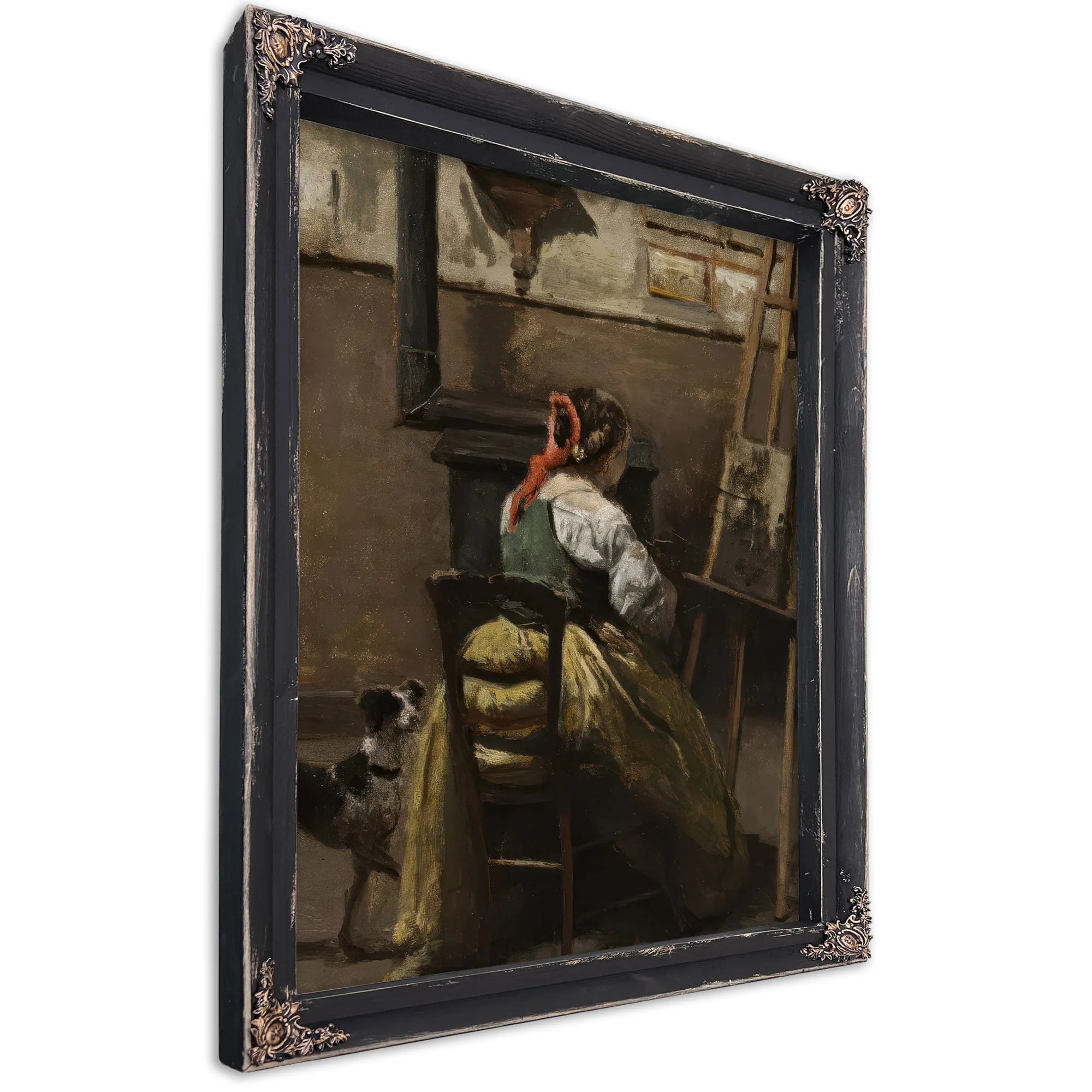 The Artist's Studio By Jean Baptiste Camille Corot Fine Art Print