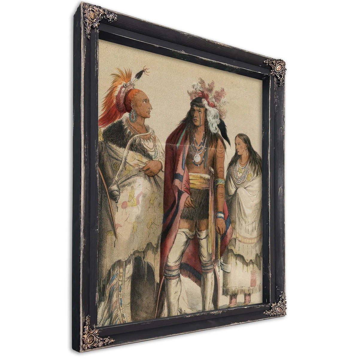 Nord Amerikas Indianer. Stockholm P.G. Berg, 1848 By George Catlin Fine Art Print