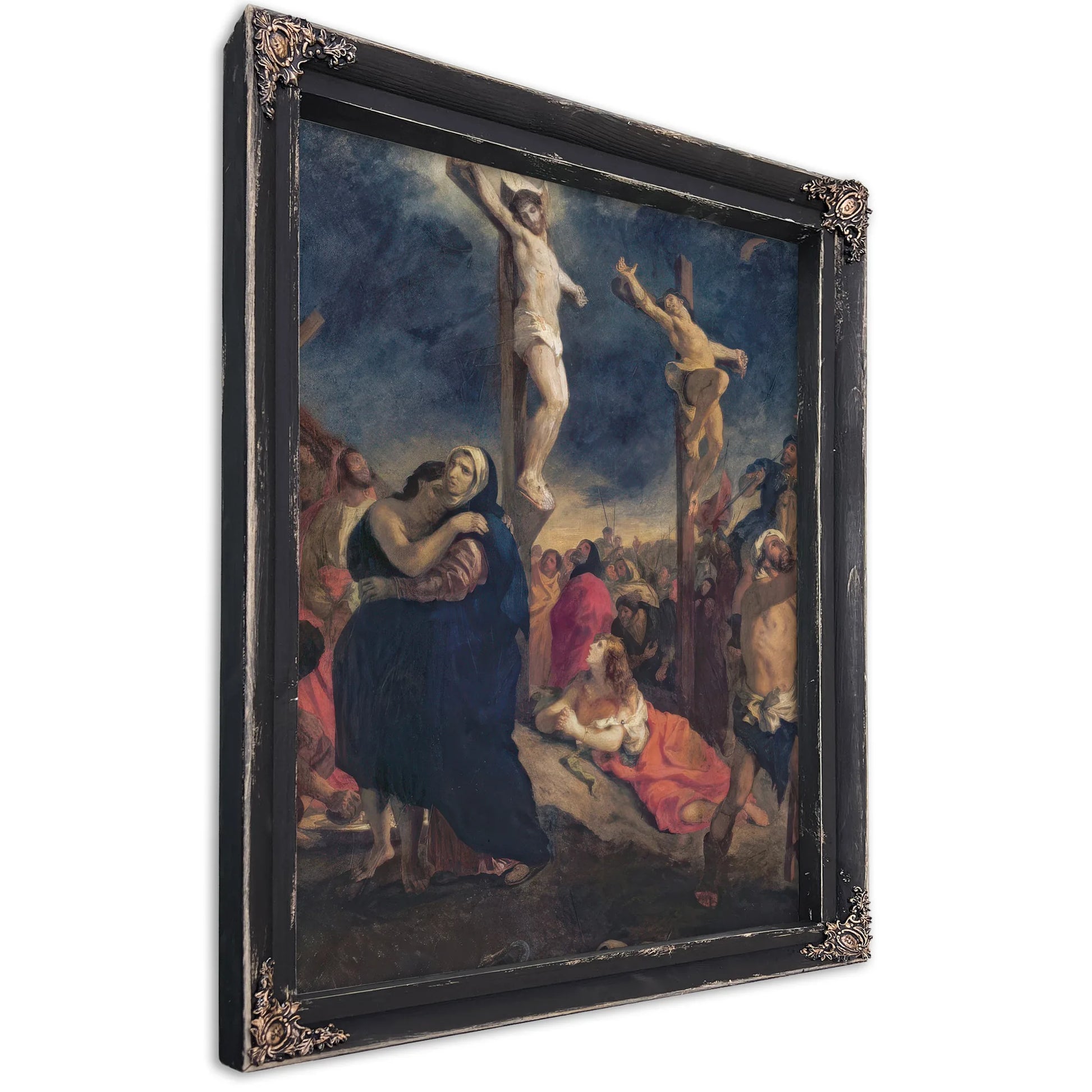 Christ On The Cross By Ferdinand Victor Eugene Delacroix Fine Art Print
