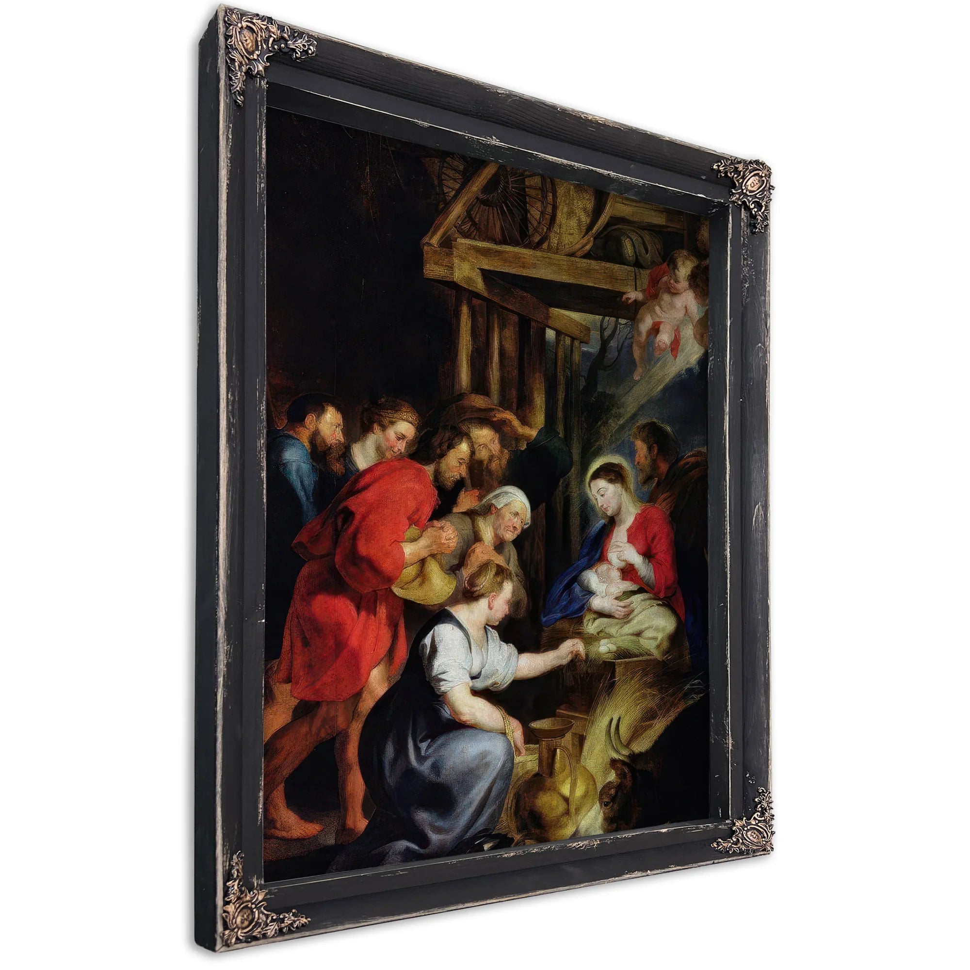 Adoration Of The Shepherds By Peter Paul Rubens Fine Art Print