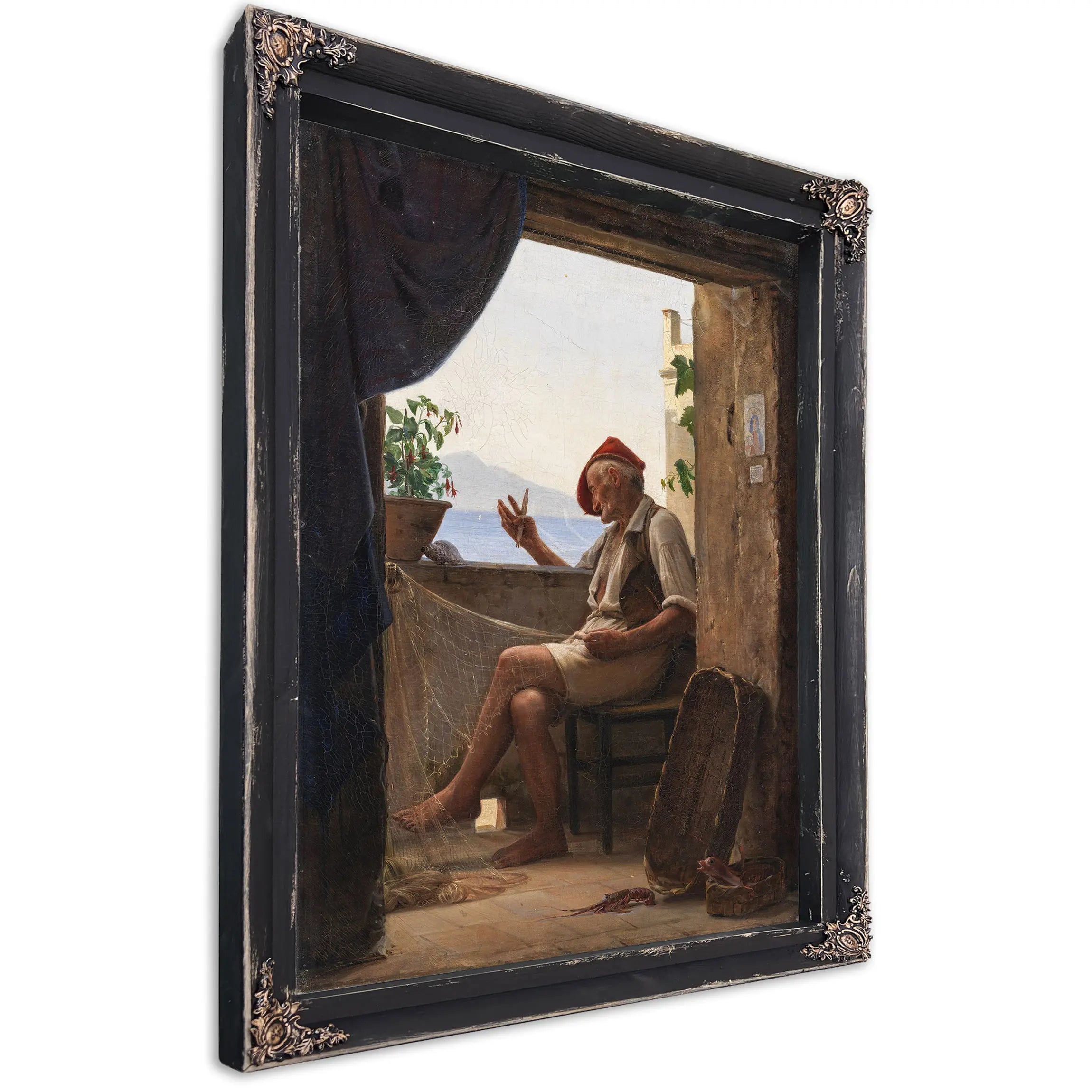 A Fisherman From Sorrento Italy by Carl Bloch