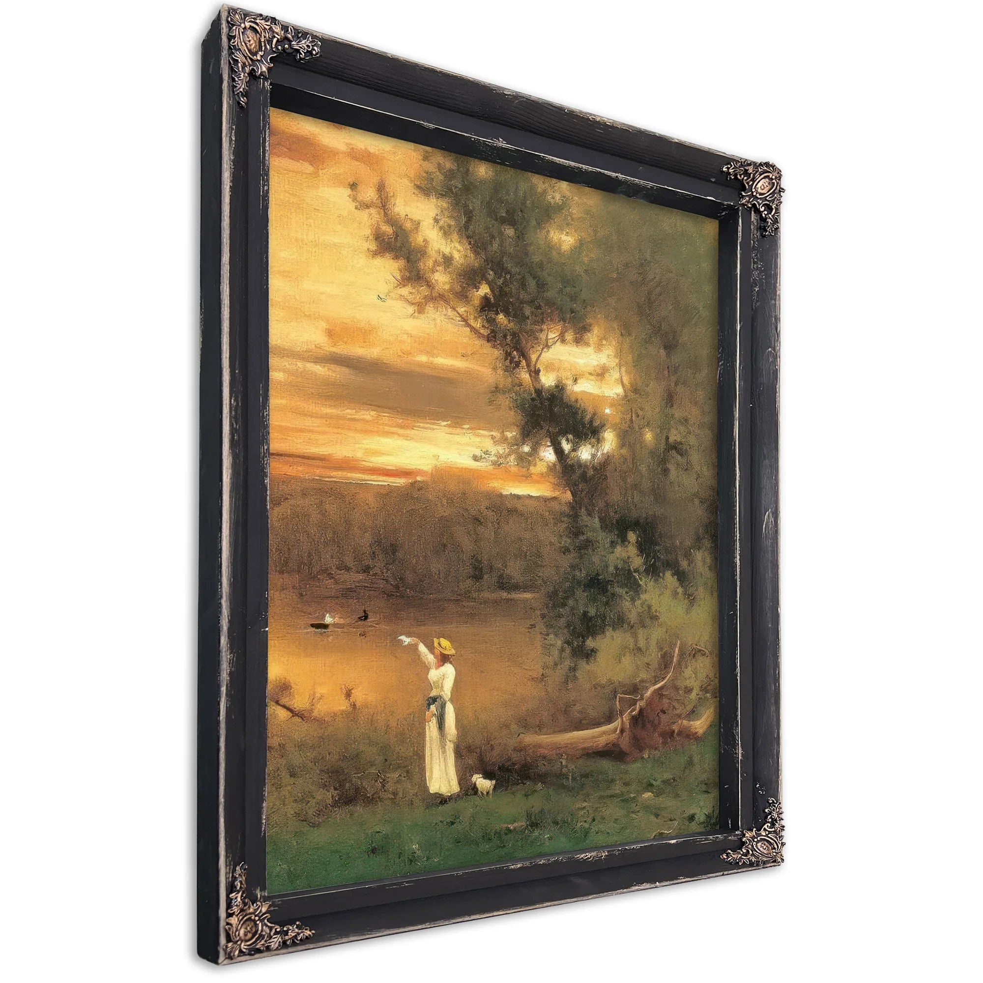 Shades Of Evening By George Inness Fine Art Print