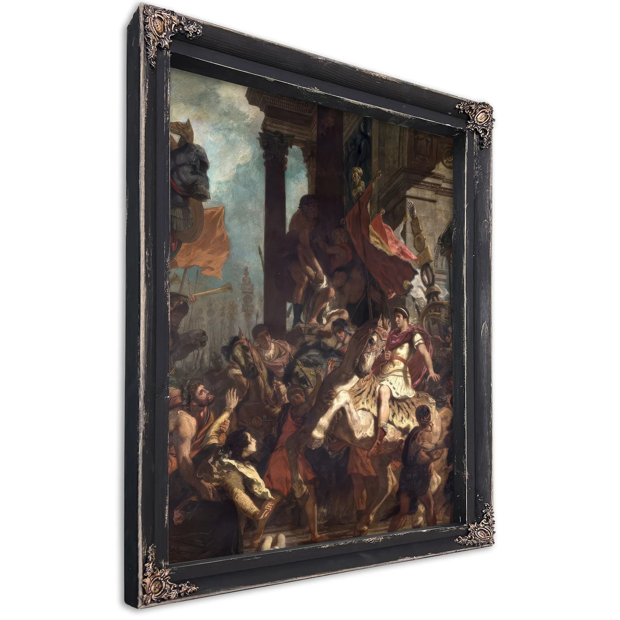 The Justice Of Trajan (53 117) By Ferdinand Victor Eugene Delacroix Fine Art Print