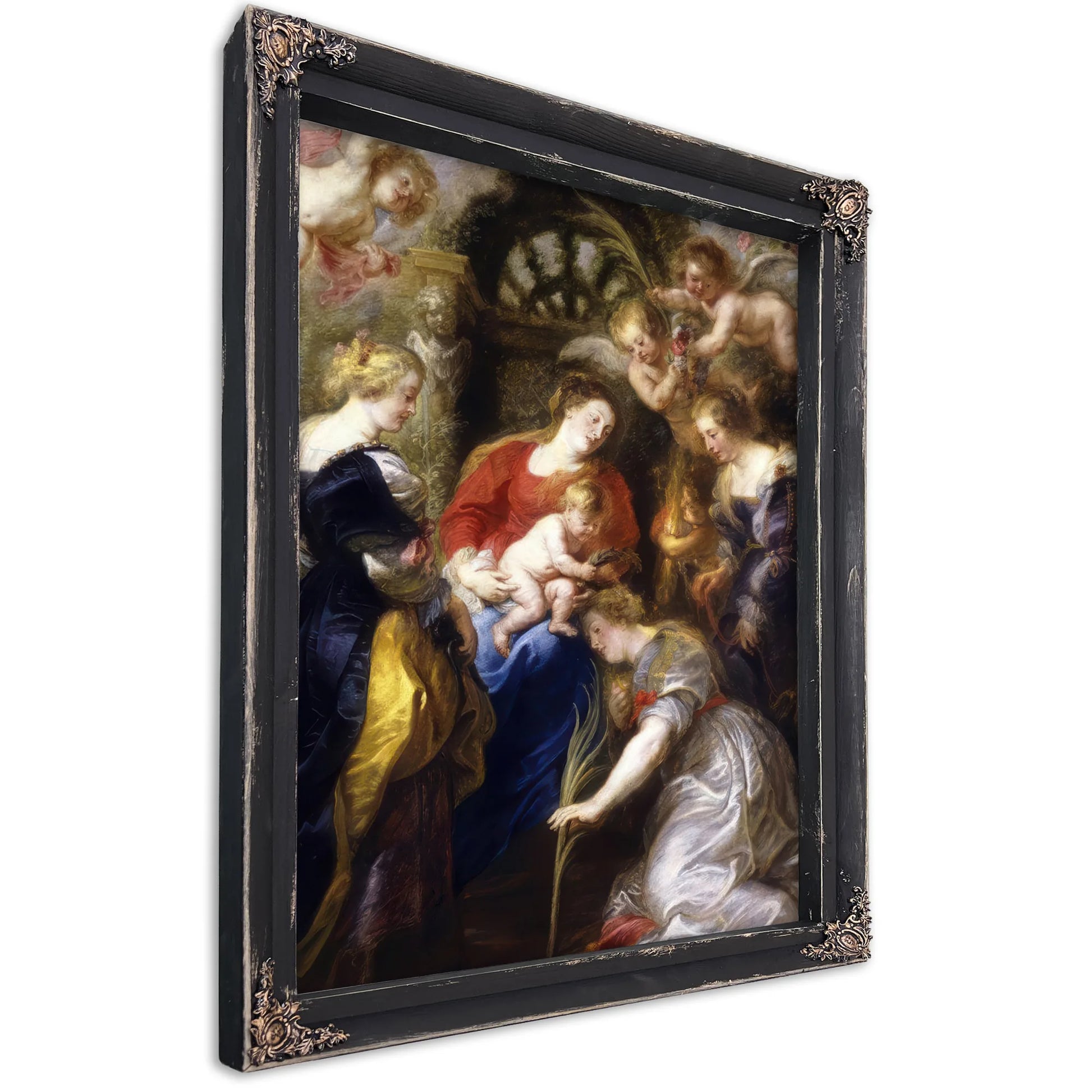 Crowning Of Saint Catherine By Peter Paul Rubens Fine Art Print