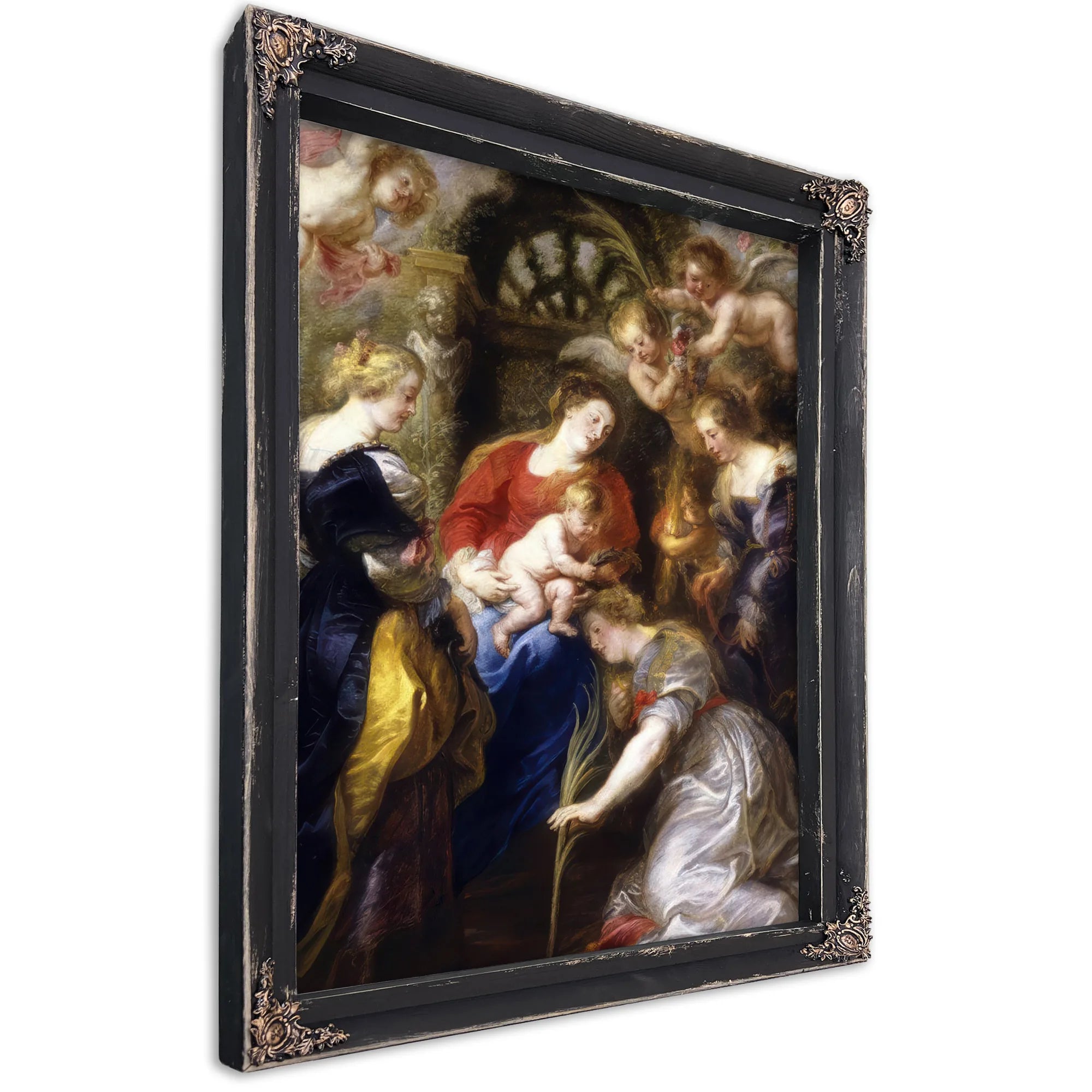 Crowning Of Saint Catherine By Peter Paul Rubens Fine Art Print