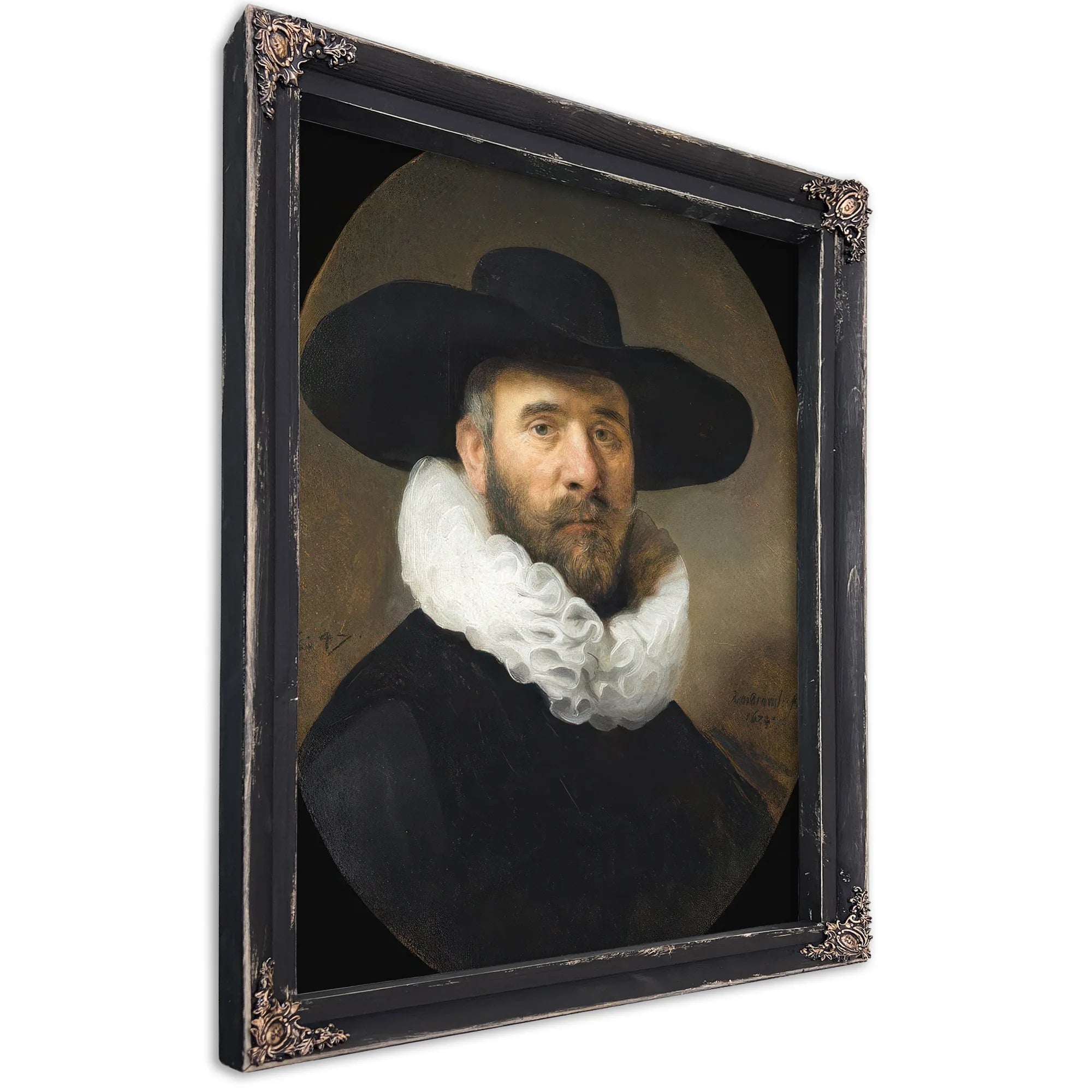 Portrait Of Dirck Jansz Pesser By Rembrandt Fine Art Print