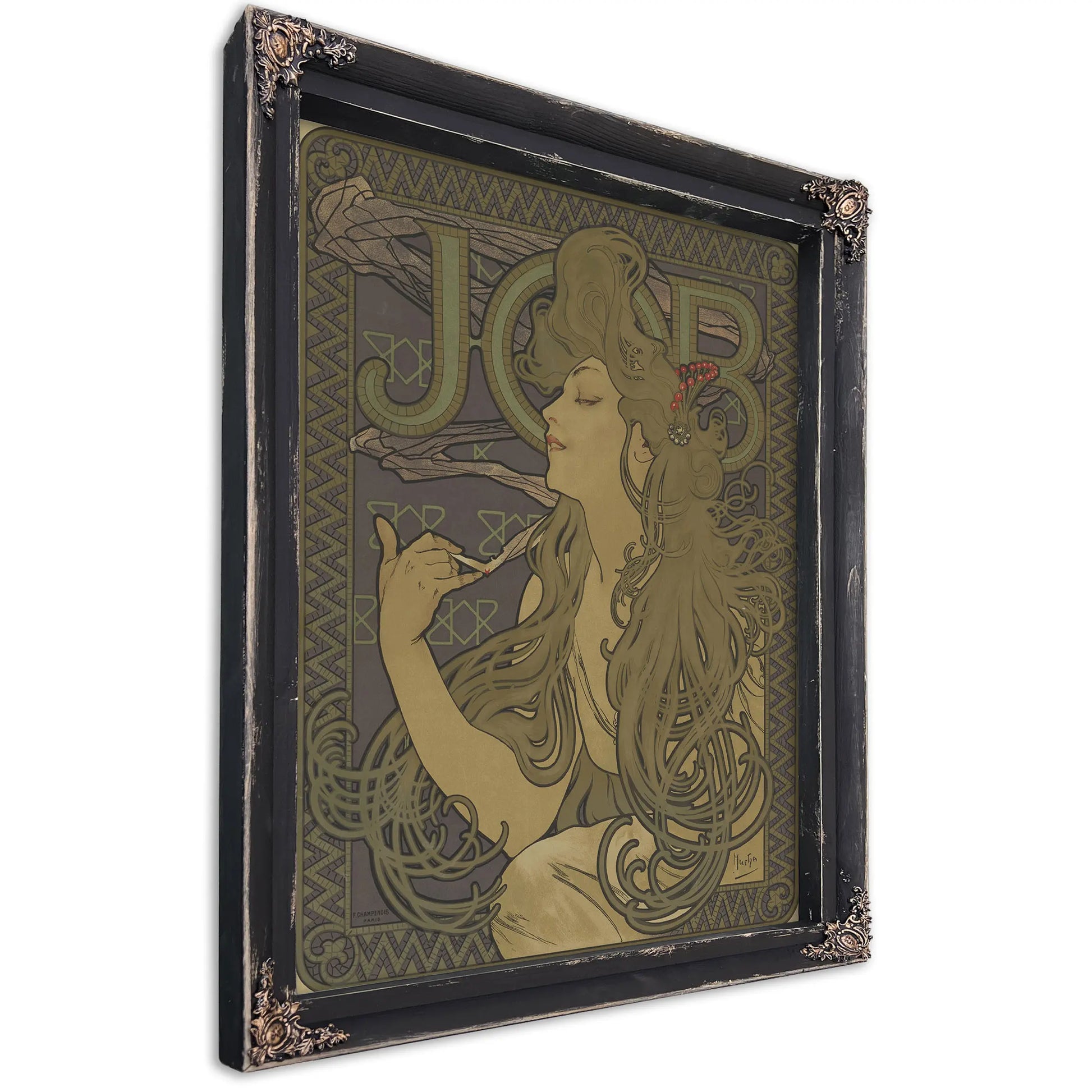 Poster For The Rolling Paper Manufactuer Job by Alphonse Mucha