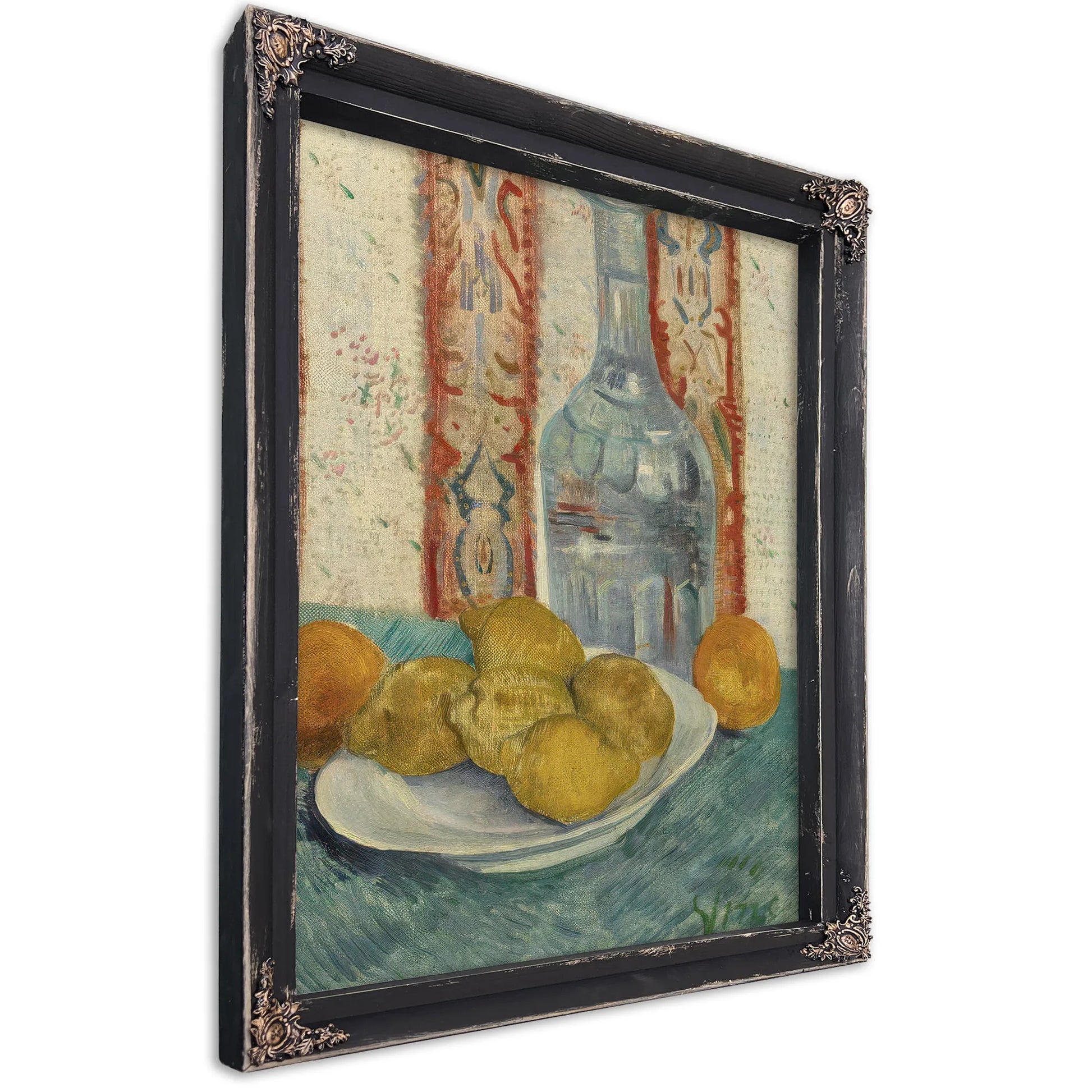 Carafe And Dish With Citrus Fruit By Vincent Van Gogh Fine Art Print